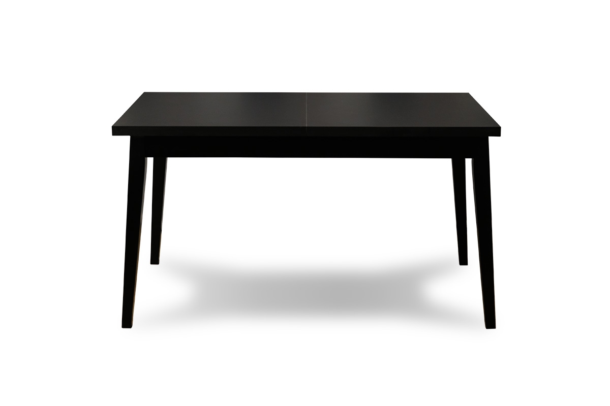 Stół rozkładany Paris na drewnianych nogach 160-200x90 cm czarny stół