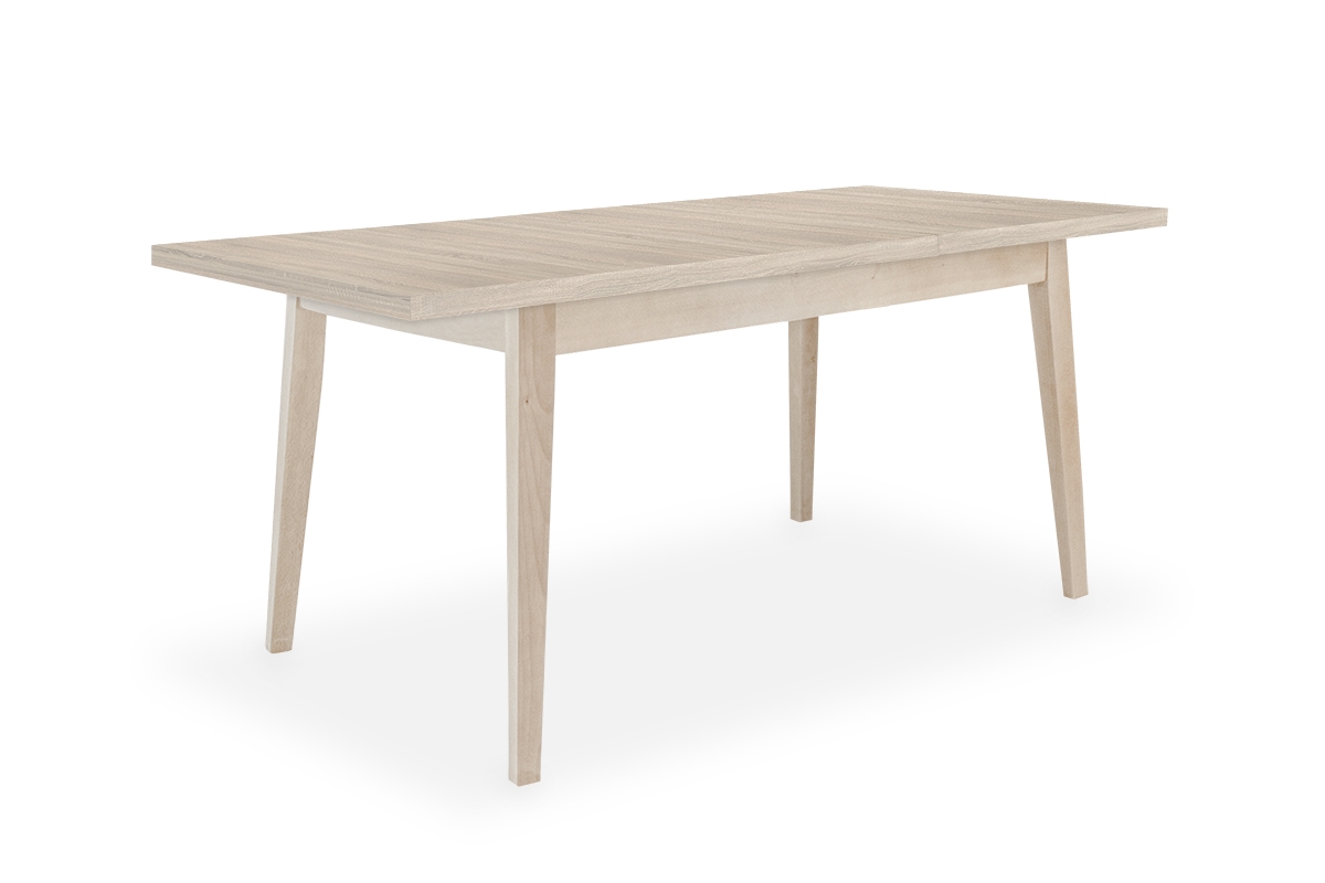Stół rozkładany 160-200x90 cm Paris na drewnianych nogach - dąb sonoma jasny stół do salonu