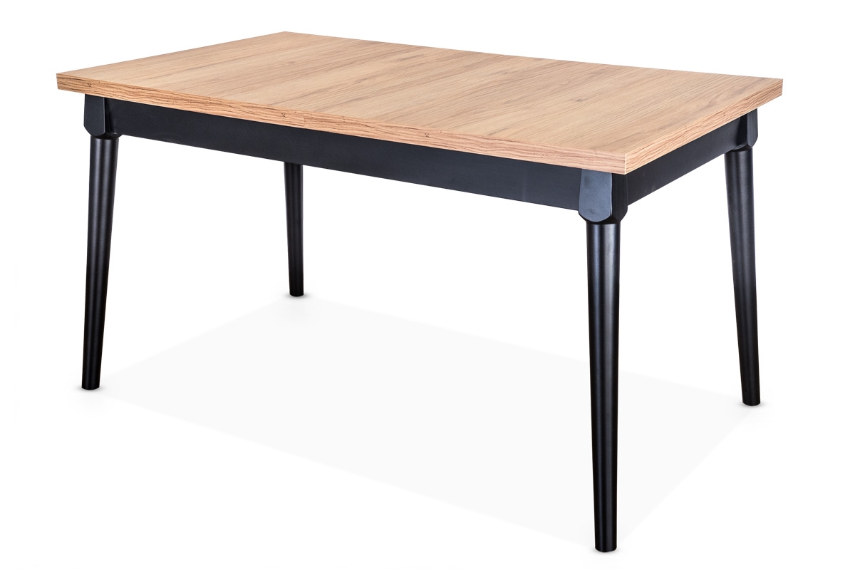 Stół rozkładany do jadalni 120-160x80 cm Ibiza na drewnianych nogach stół do jadalni