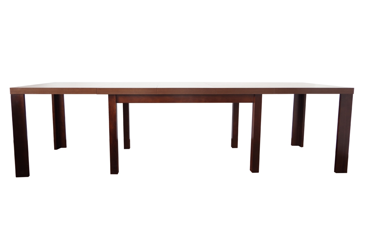 Stół w drewnianej okleinie rozkładany 140-340x90 cm Kalabria na drewnianych nogach - buk Stół w drewnianej okleinie rozkładany 140-340 cm Kalabria na drewnianych nogach - buk - stół rozkladany do salonu