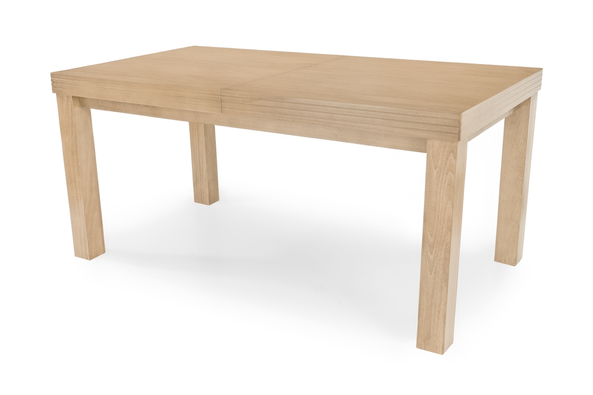 Stół rozkładany w drewnianej okleinie 140-180x80 cm Sycylia na drewnianych nogach - buk Stół rozkładany w drewnianej okleinie 140-180x80 cm Sycylia na drewnianych nogach - buk