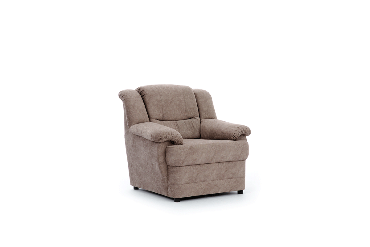 Fotel wypoczynkowy Belluno - brązowy Preston 21 Fotel wypoczynkowy Belluno -  zdjęcie podglądowe 