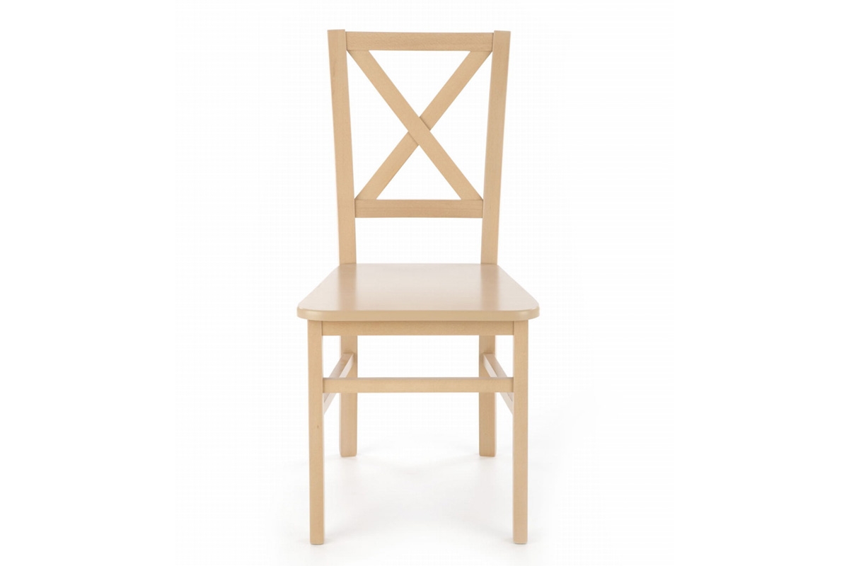 Krzesło drewniane Tucara z twardym siedziskiem Krzesło drewniane Tucara z twardym siedziskiem