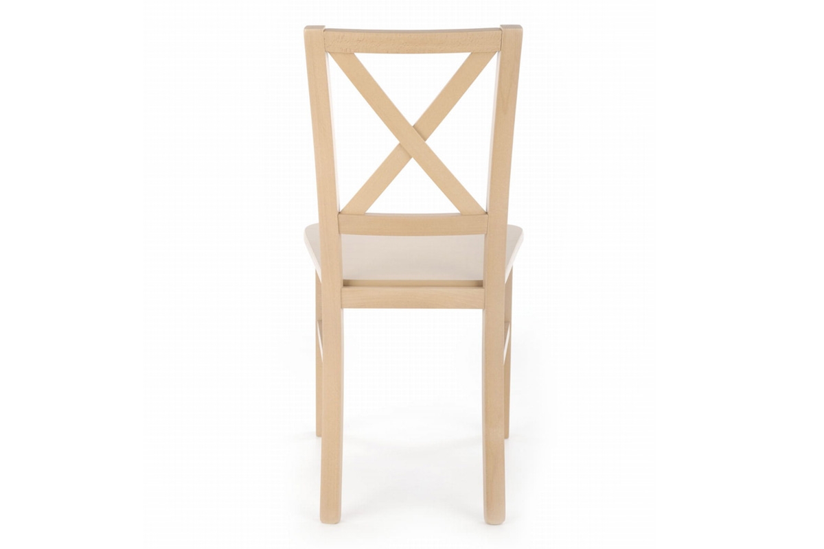 Krzesło drewniane Tucara z twardym siedziskiem Krzesło drewniane Tucara z twardym siedziskiem