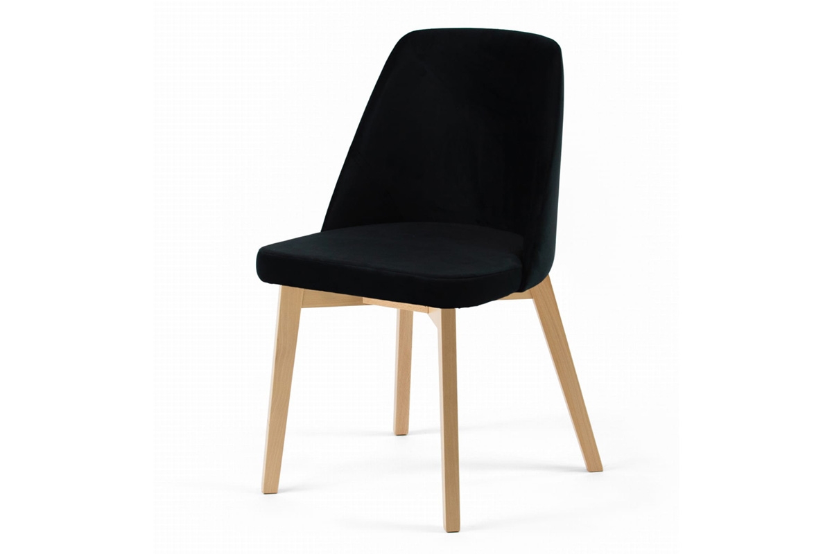 Krzesło tapicerowane Tagero na drewnianych nogach Krzesło tapicerowane Tagero na drewnianych nogach