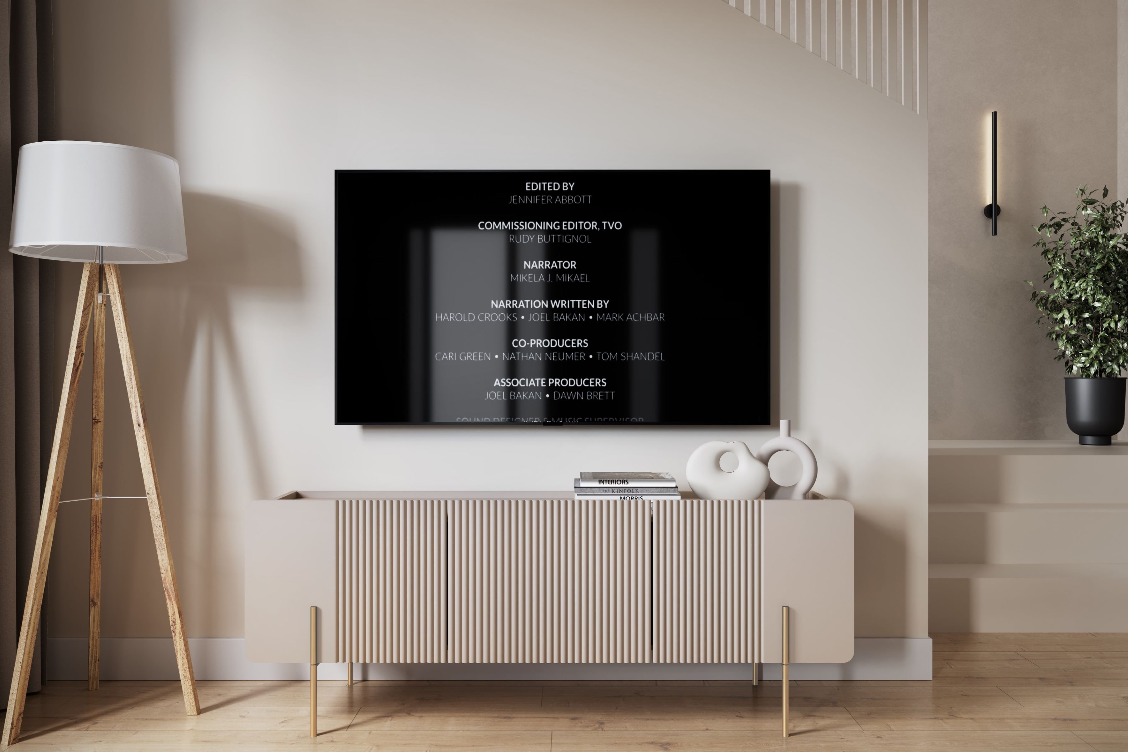 Szafka RTV Malmi 150 cm - kaszmir / złote nóżki - Wyprzedaż ekspozycji