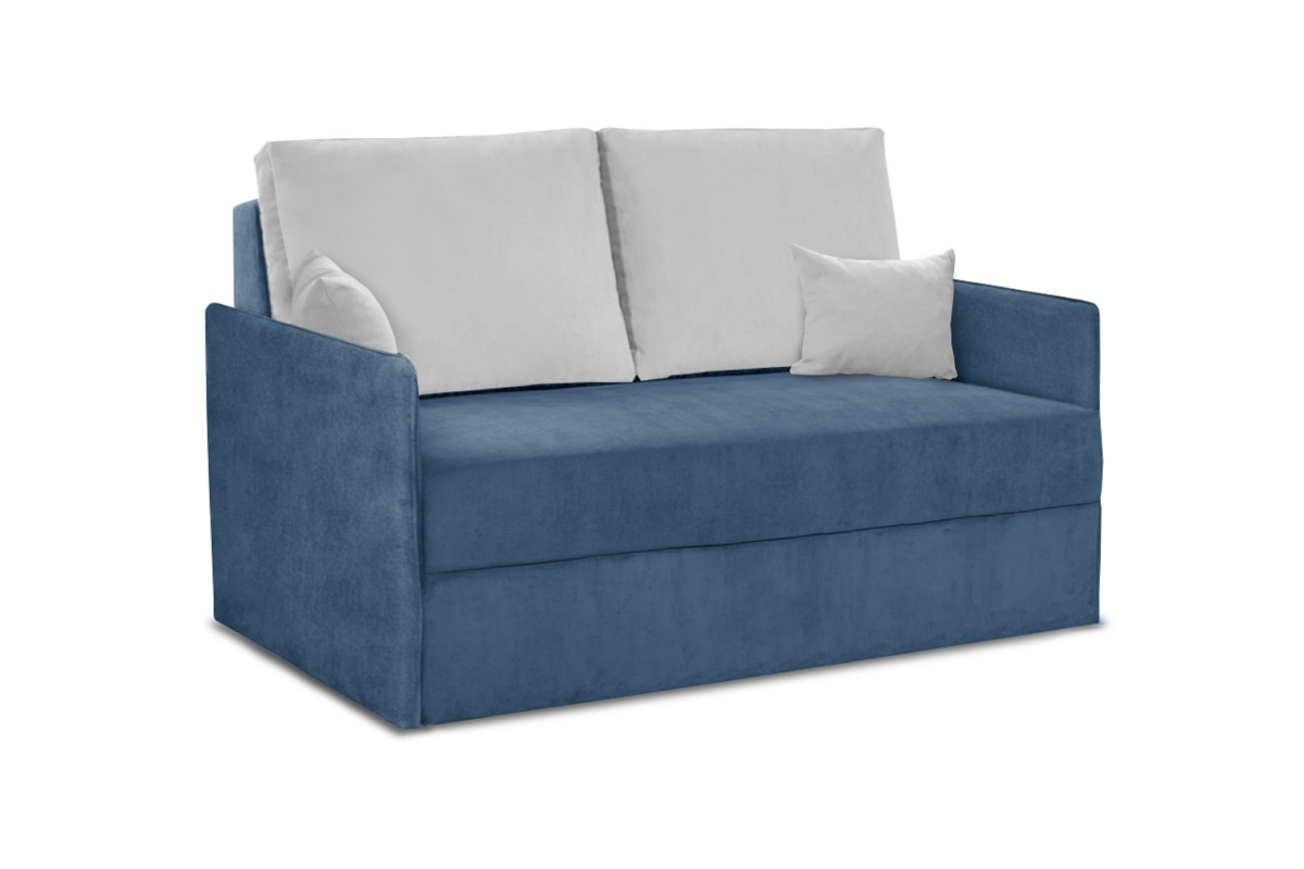 Sofa rozkładana Simple 140 sofa niebieska skandynawska