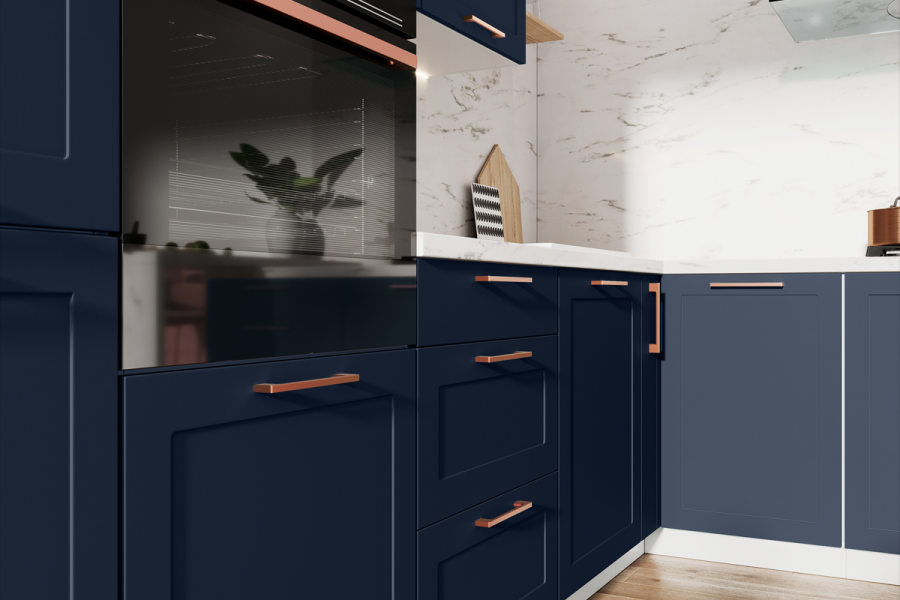 Adele Panel Boczny 1080x304mm - bok szafki wiszącej i nadstawki minimalistyczna kuchnia adele 