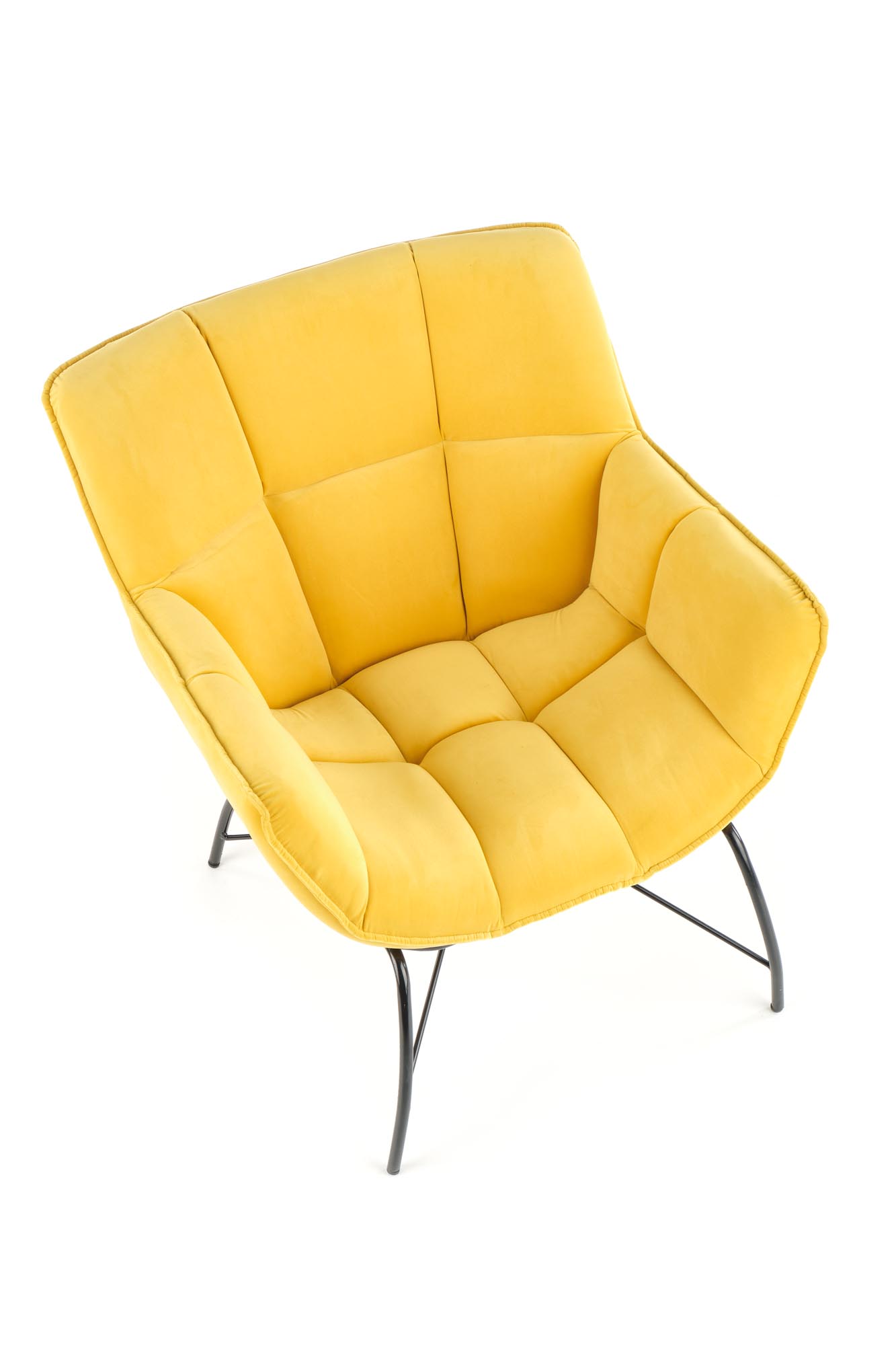BELTON fotel wypoczynkowy żółty belton fotel wypoczynkowy żółty