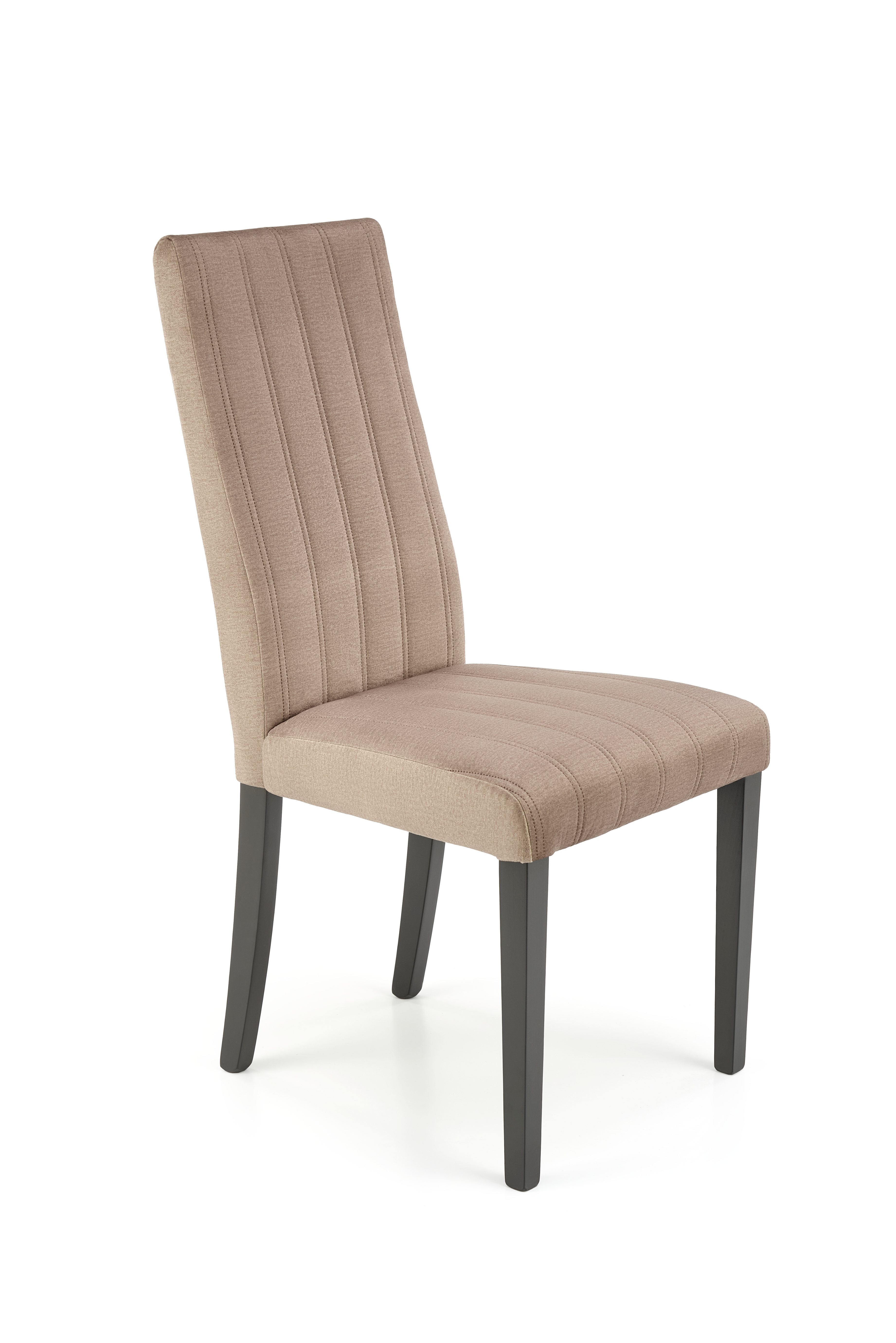 Krzesło tapicerowane Diego 2 - czarny / beż diego 2 krzesło czarny / tap. velvet pikowany pasy - monolith 09 (beżowy) (1p=2szt)