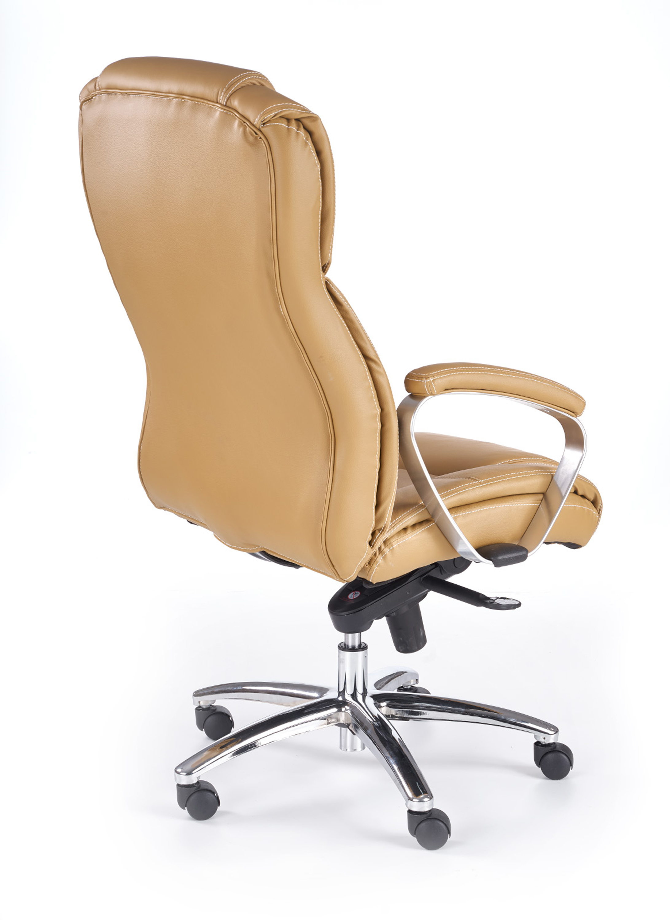 Fotel biurowy Foster jasny brąz - skóra fotel biurowy foster jasny brąz - skóra
