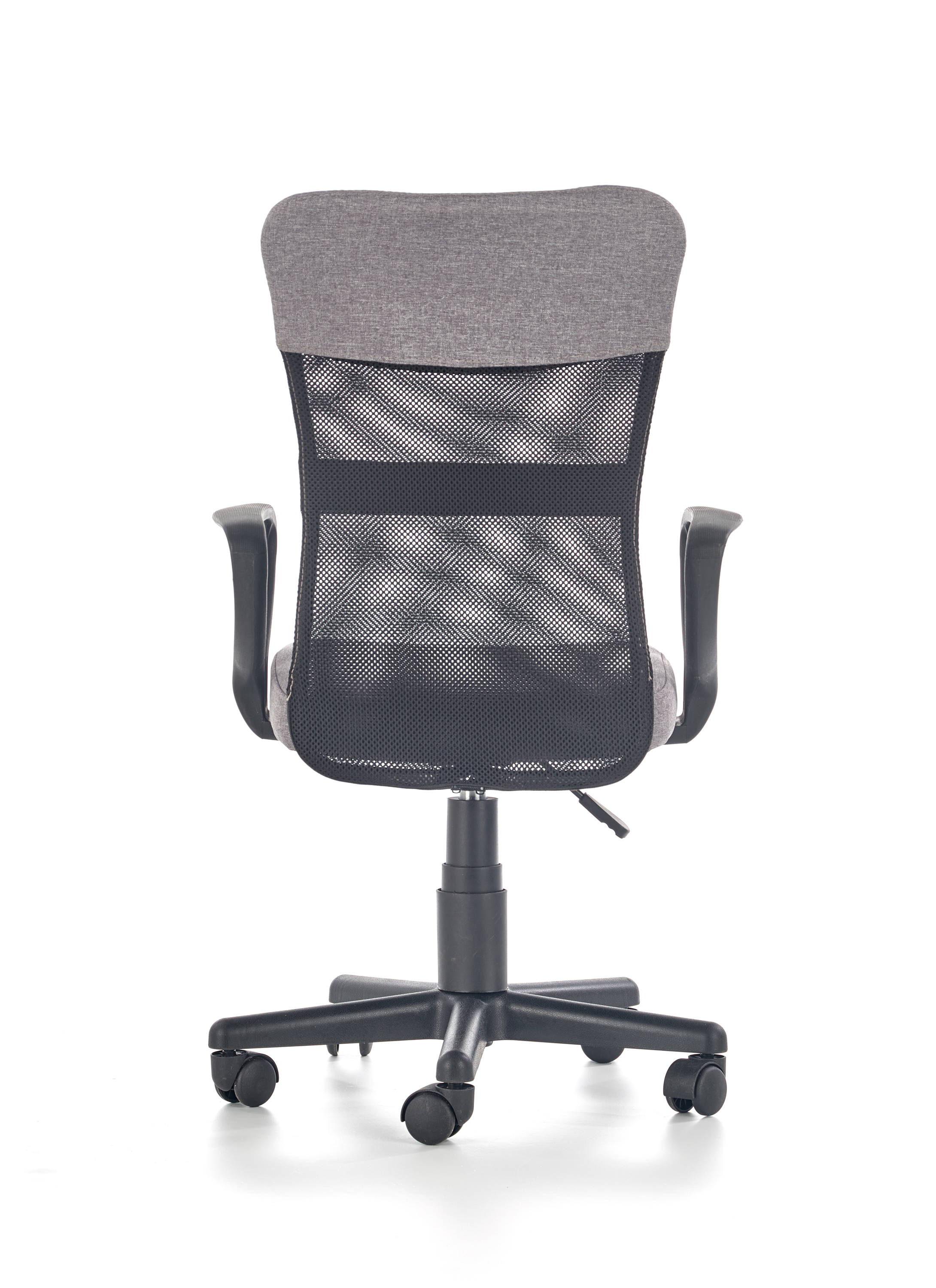Fotel biurowy Timmy z podłokietnikami - popiel fotel do biura