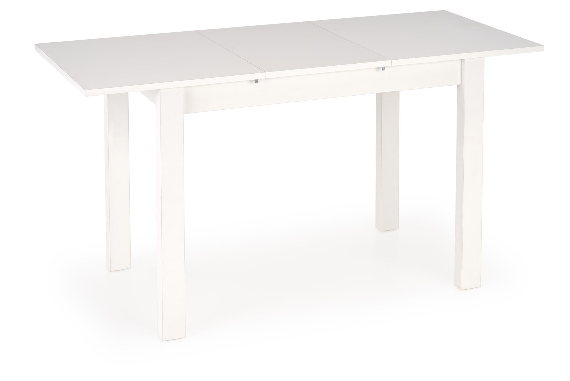 GINO stół rozkładany blat - biały, nogi - biały gino stół rozkładany blat - biały, nogi - biały