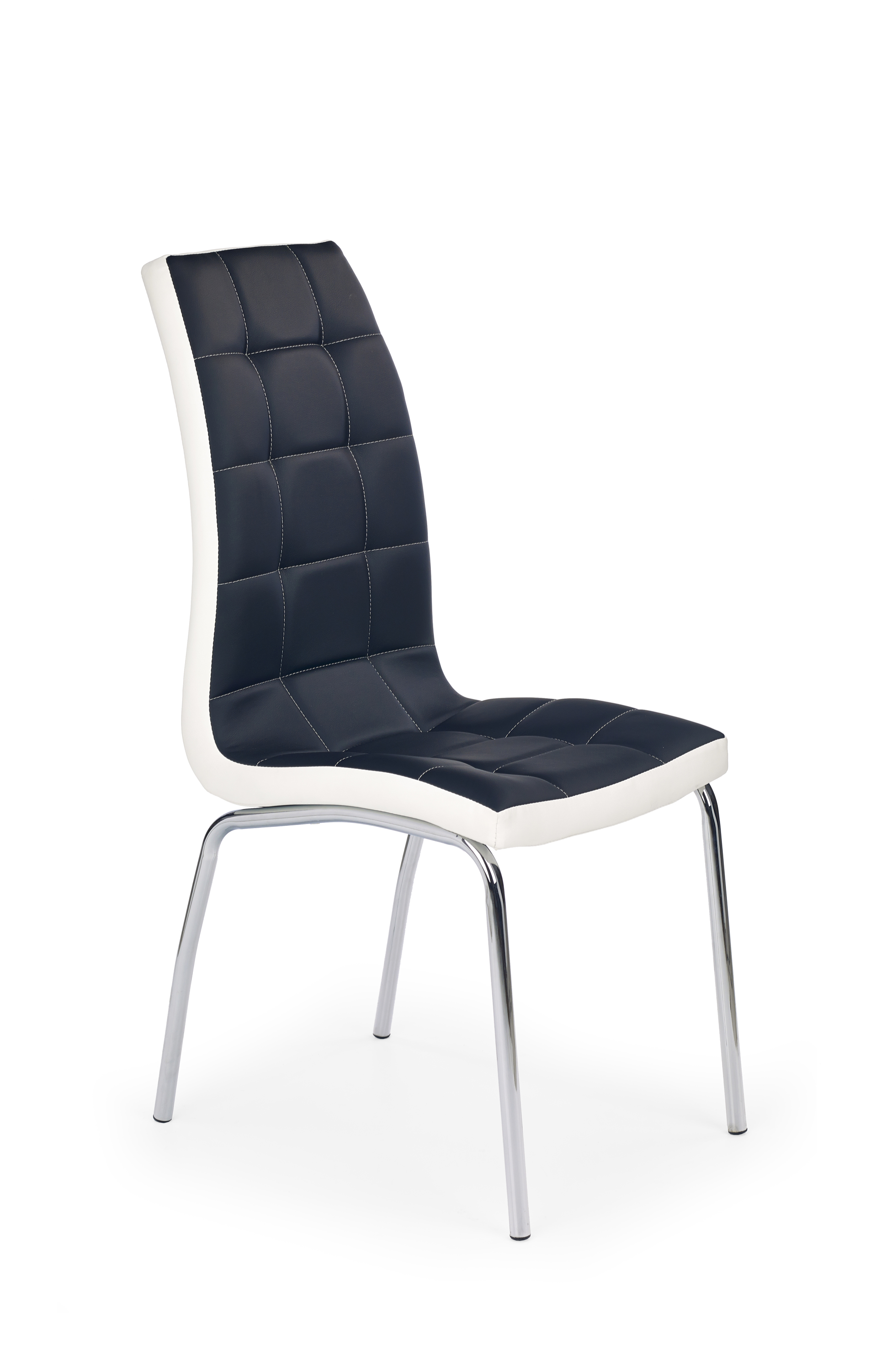 Krzesło K186 - czarny / biały k186 krzesło czarno - białe