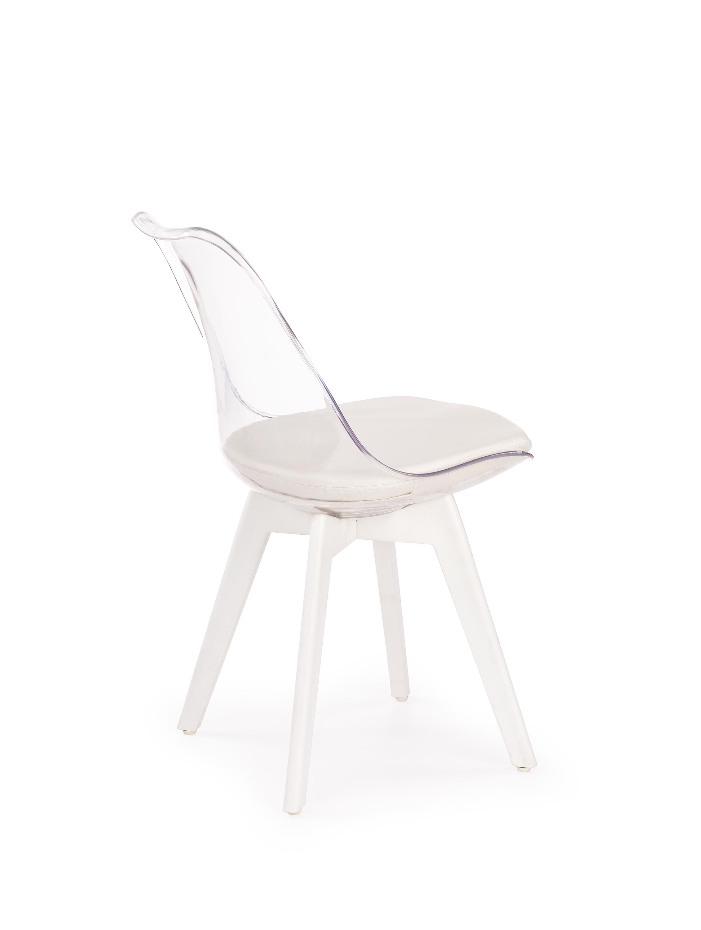 K245 krzesło bezbarwny / biały k245 krzesło bezbarwny / biały