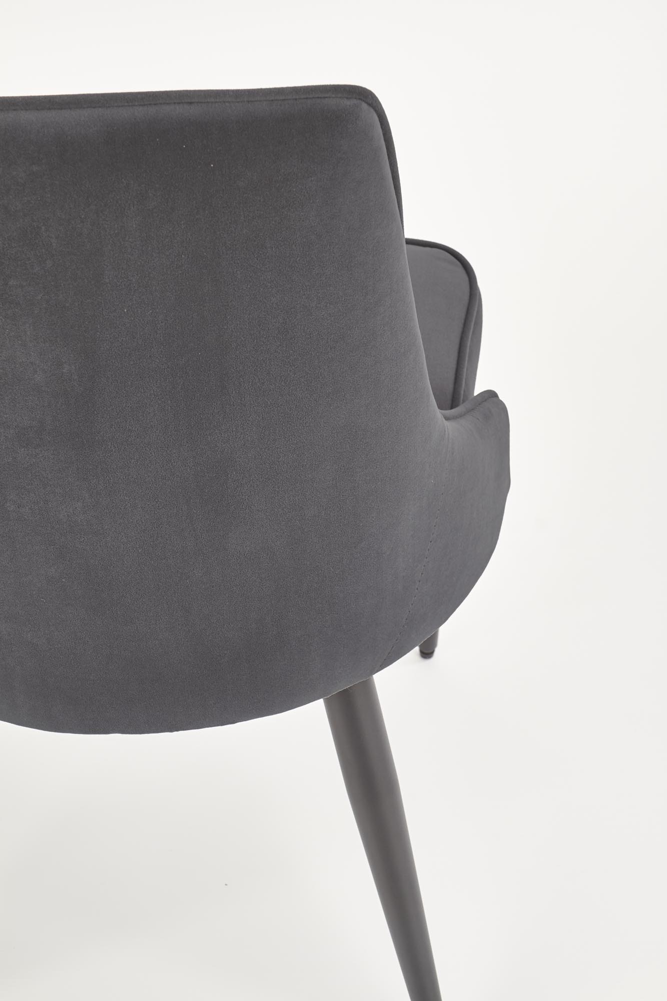 Krzeszło tapicerowane K365 - popiel szara tapicerka