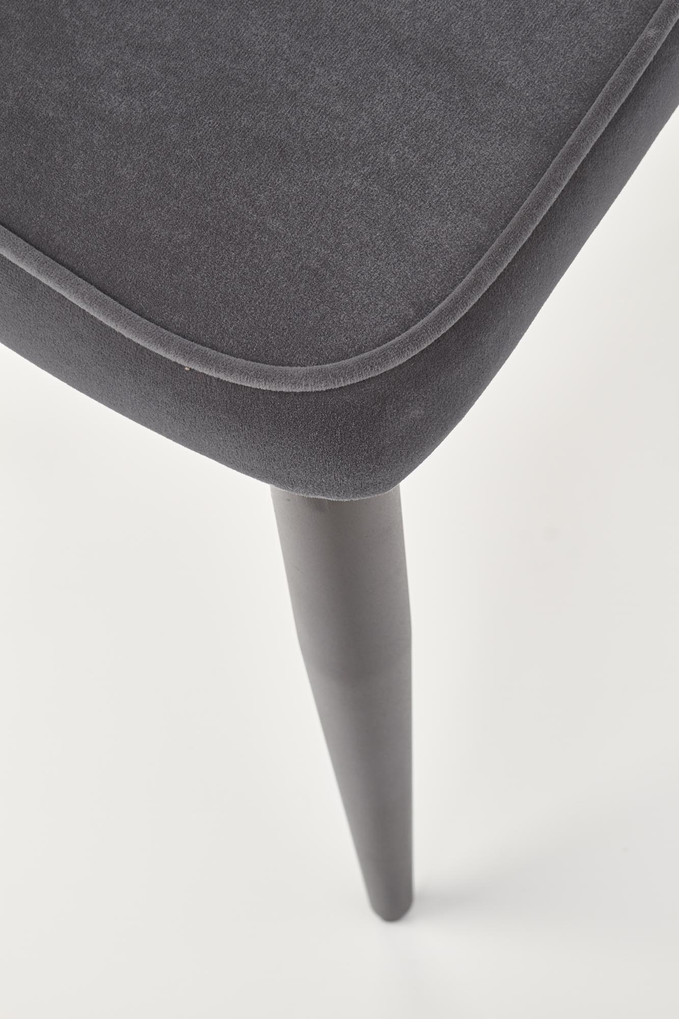Krzeszło tapicerowane K365 - popiel popielata tapicerka