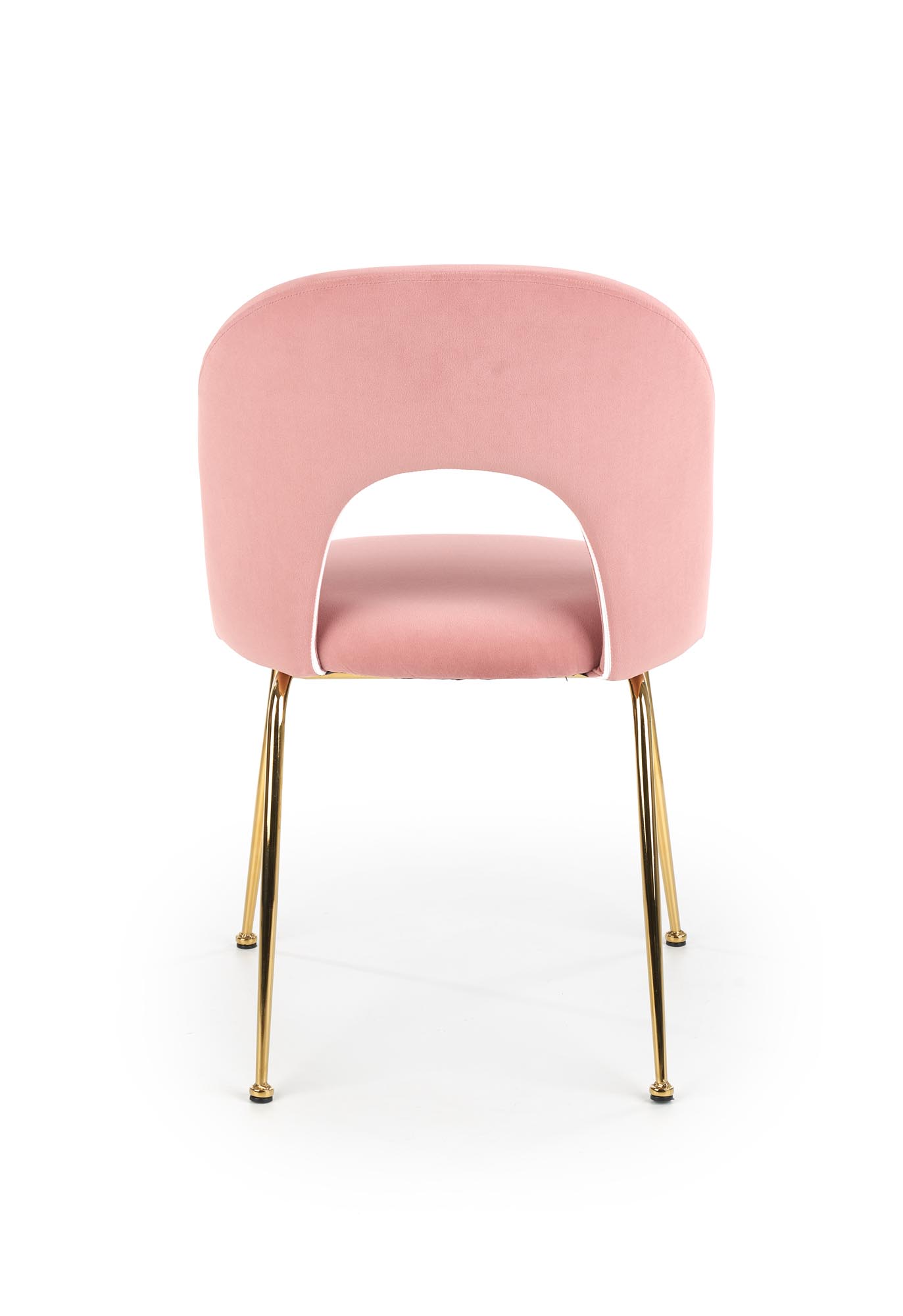K385 krzesło jasny różowy / złoty k385 krzesło jasny różowy / złoty