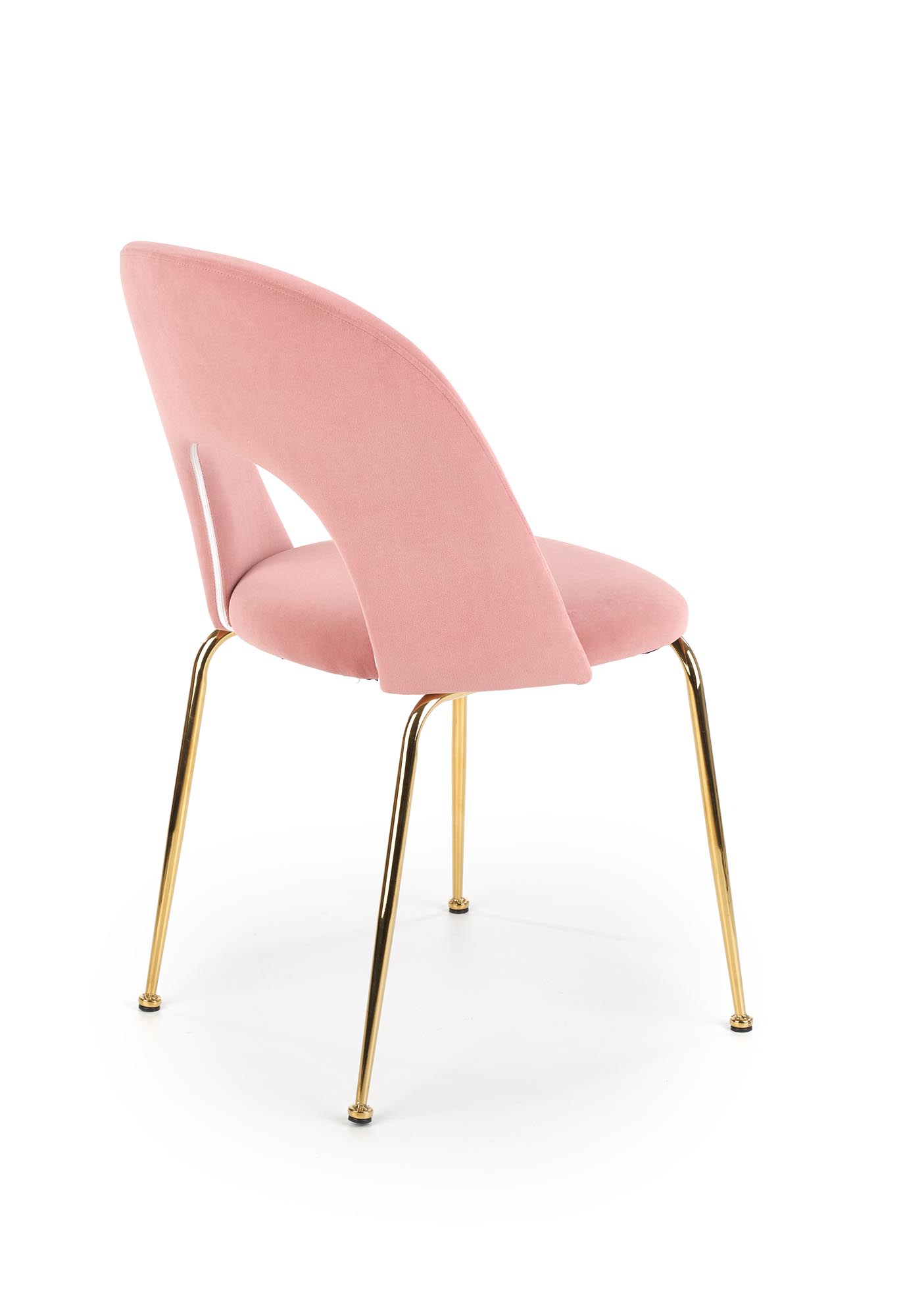 K385 krzesło jasny różowy / złoty k385 krzesło jasny różowy / złoty