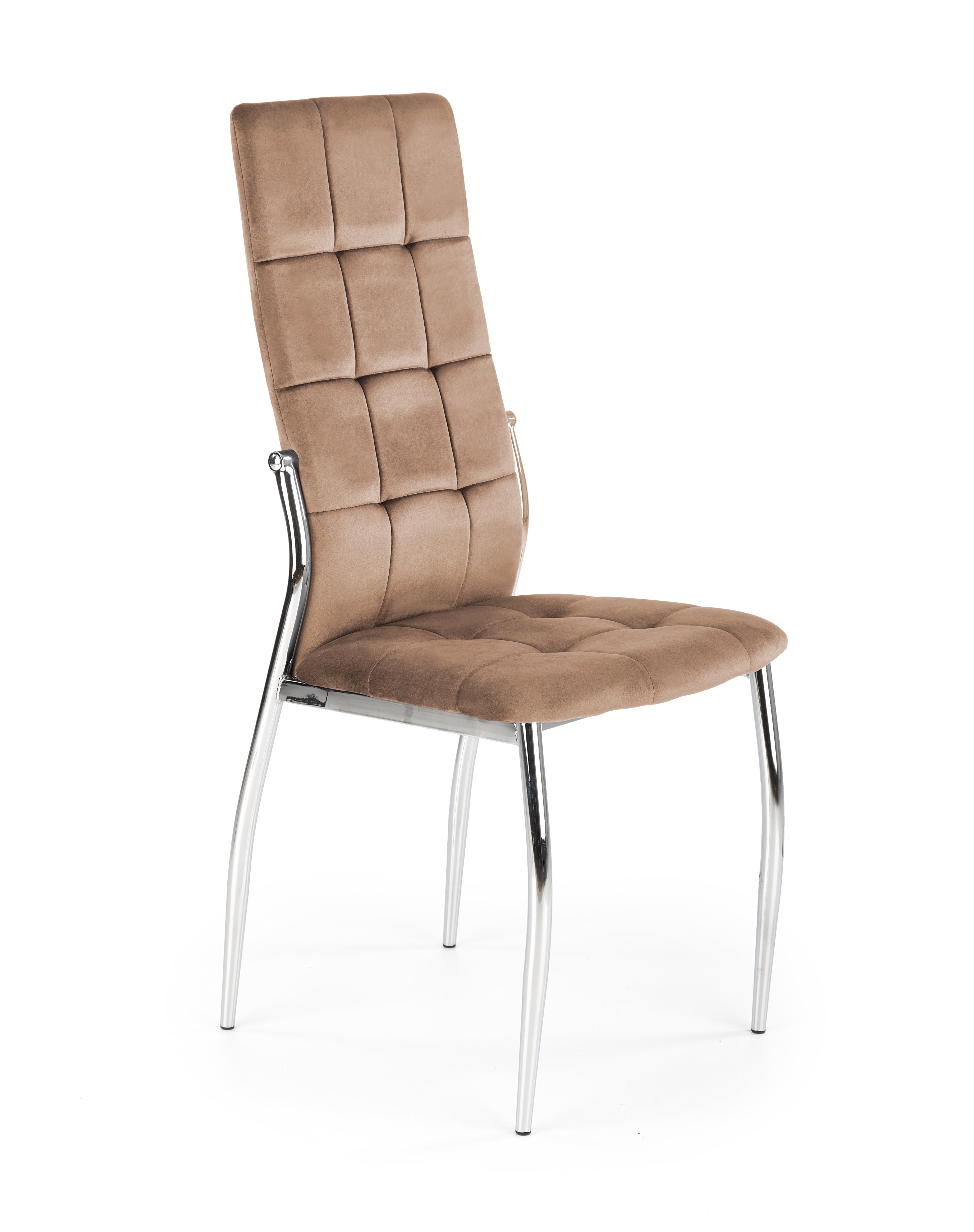 Krzesło tapicerowane K416 - beżowy velvet k416 krzesło beżowy velvet (1p=4szt)