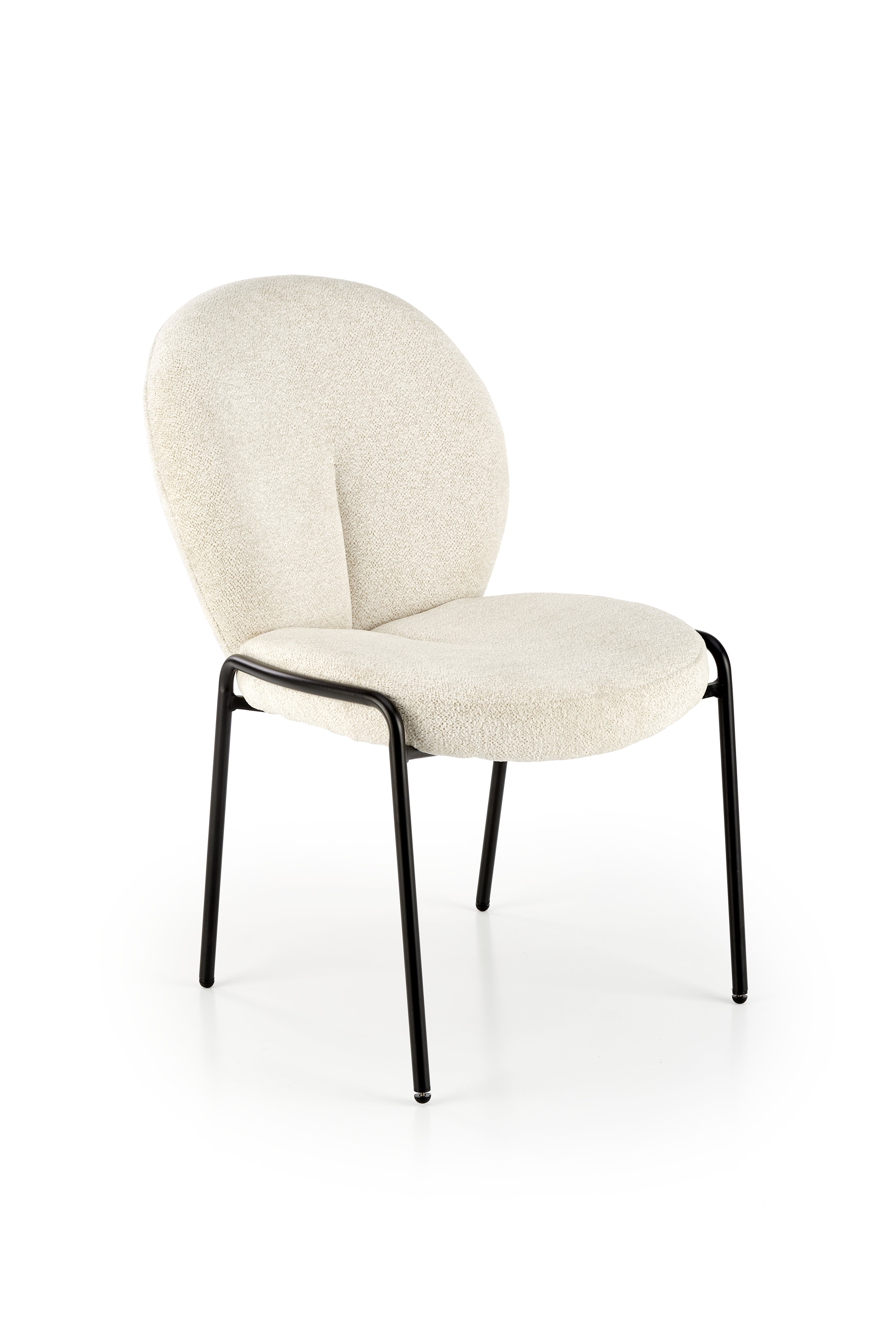 Krzesło tapicerowane K507 - kremowy k507 krzesło kremowy