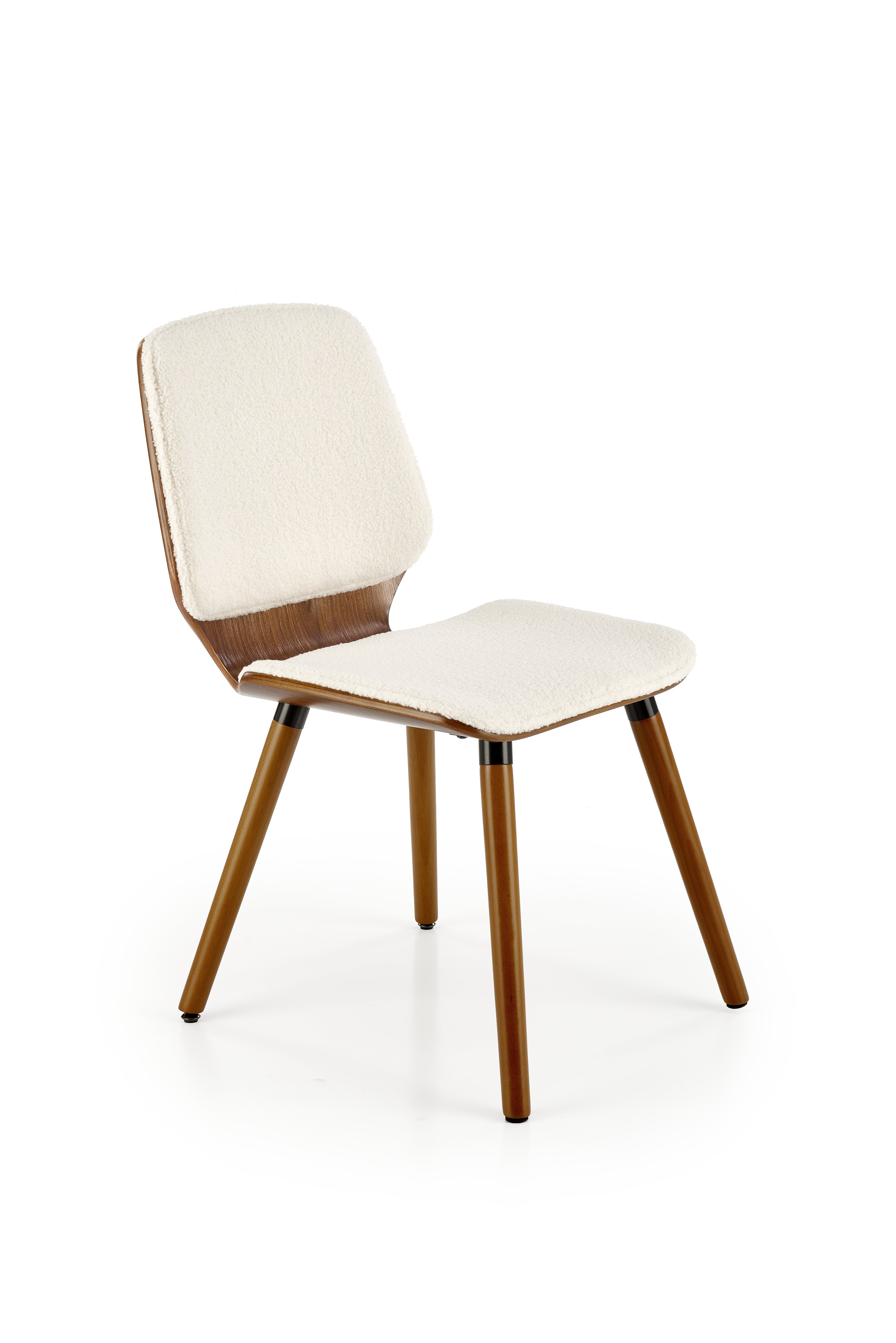 Krzesło drewniane K511 - kremowy / orzechowy k511 krzesło kremowy / orzechowy