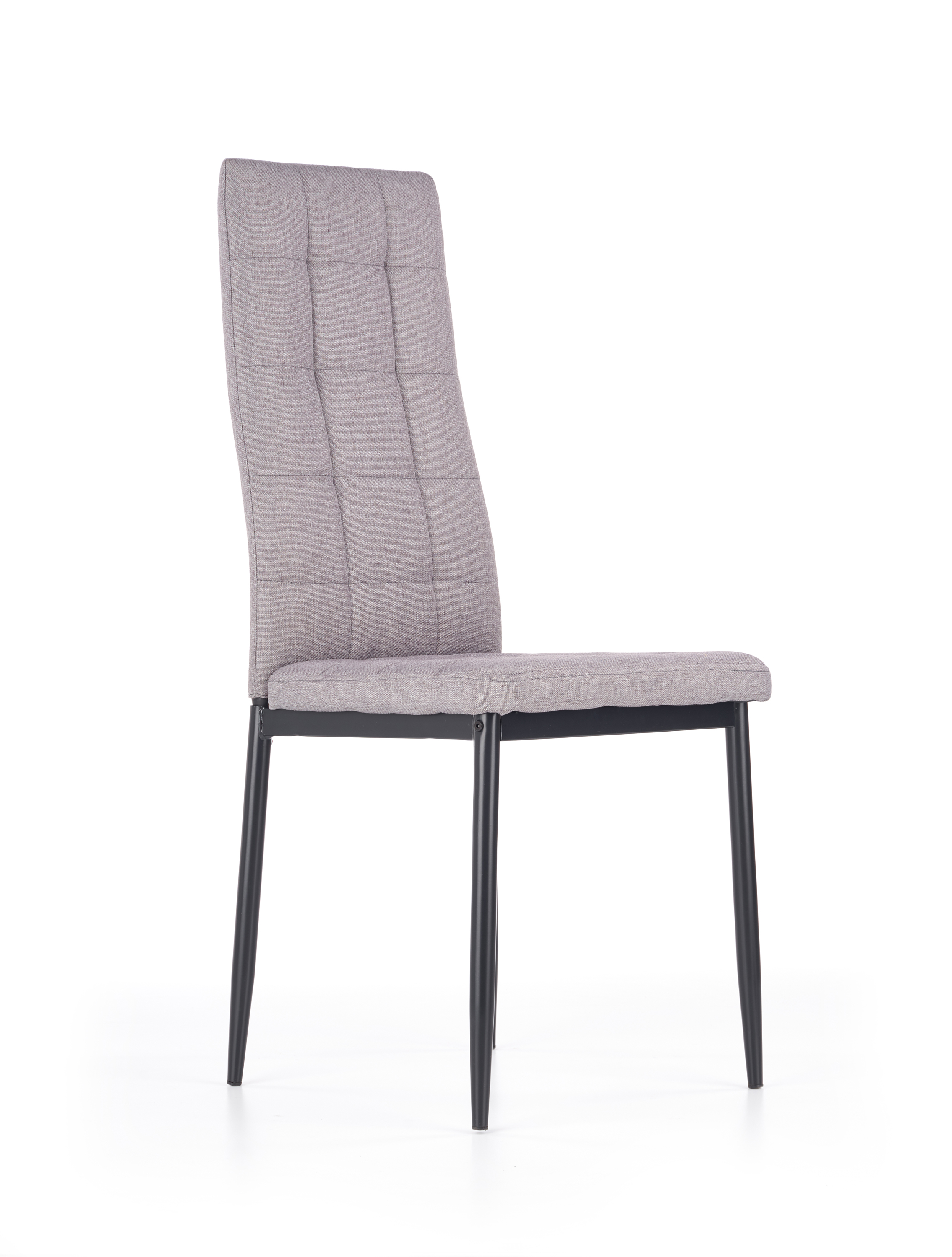 Krzesło tapicerowane K292 na metalowych nogach - popielaty Krzesło tapicerowane K292 na metalowych nogach - popielaty