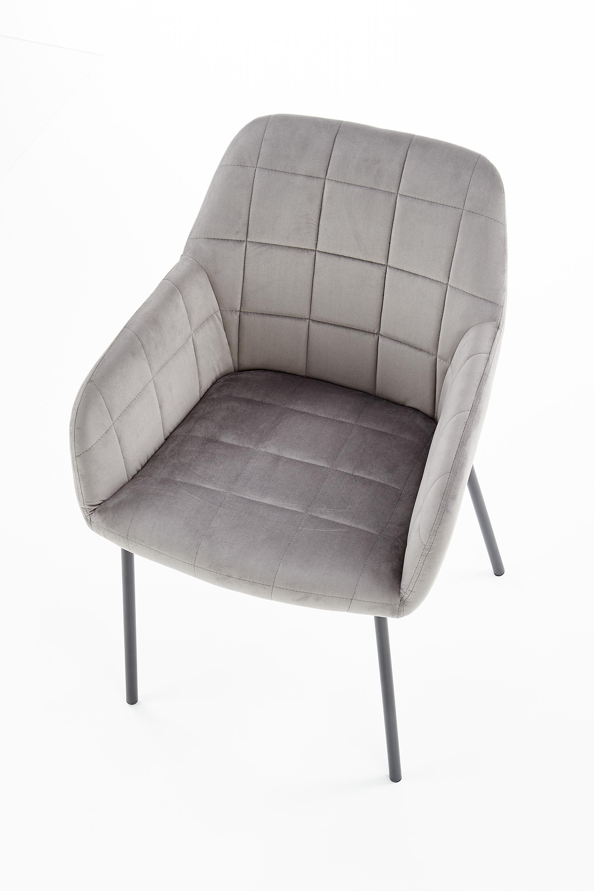 Krzesło K305 - popielaty / czarny krzesło k305 - popielaty / czarny