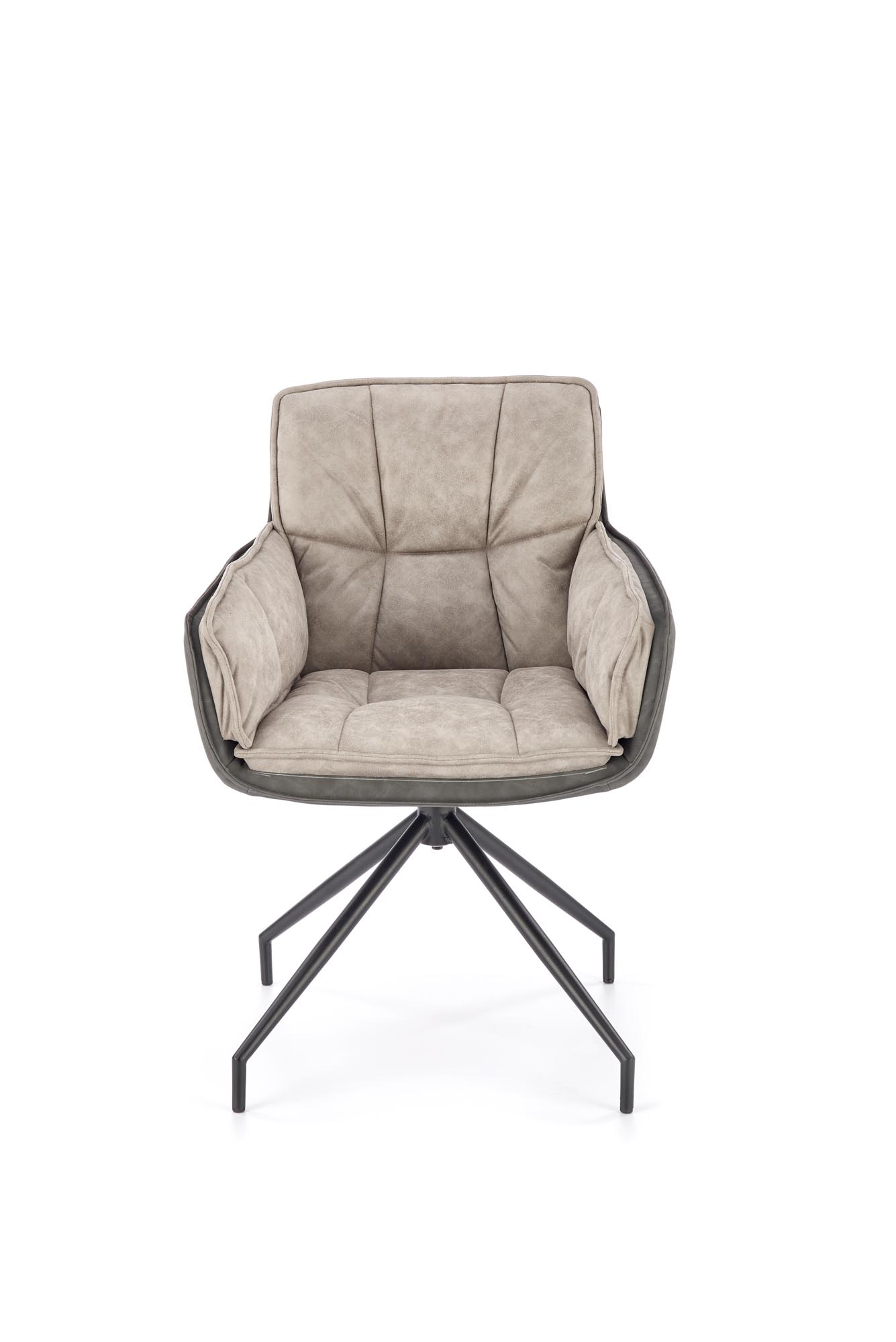 Krzesło K523 - popielaty / czarny krzesło k523 - popielaty / czarny