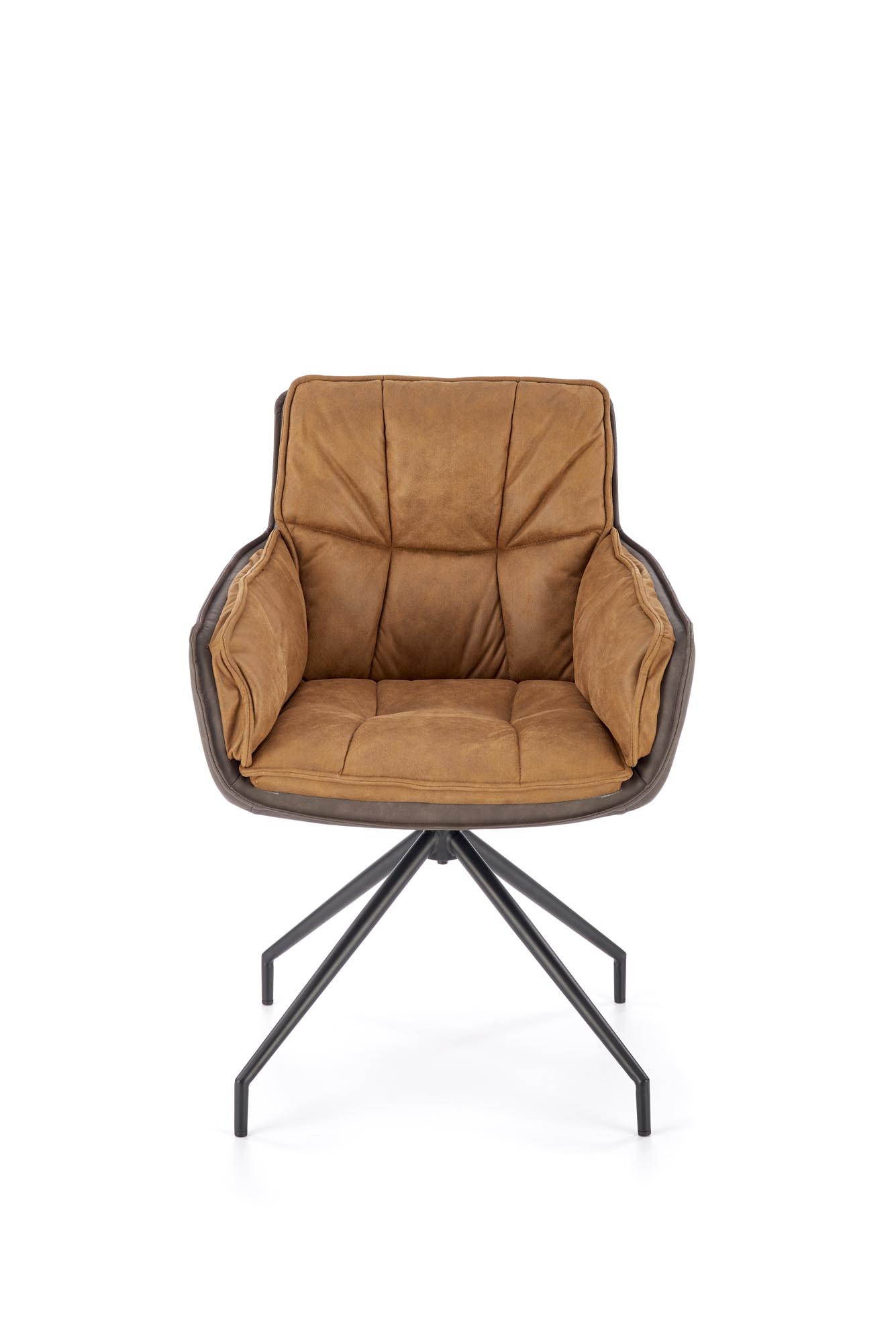 Krzesło taicerowane K523 - brązowy / ciemny brąz krzesło taicerowane k523 - brązowy / ciemny brąz