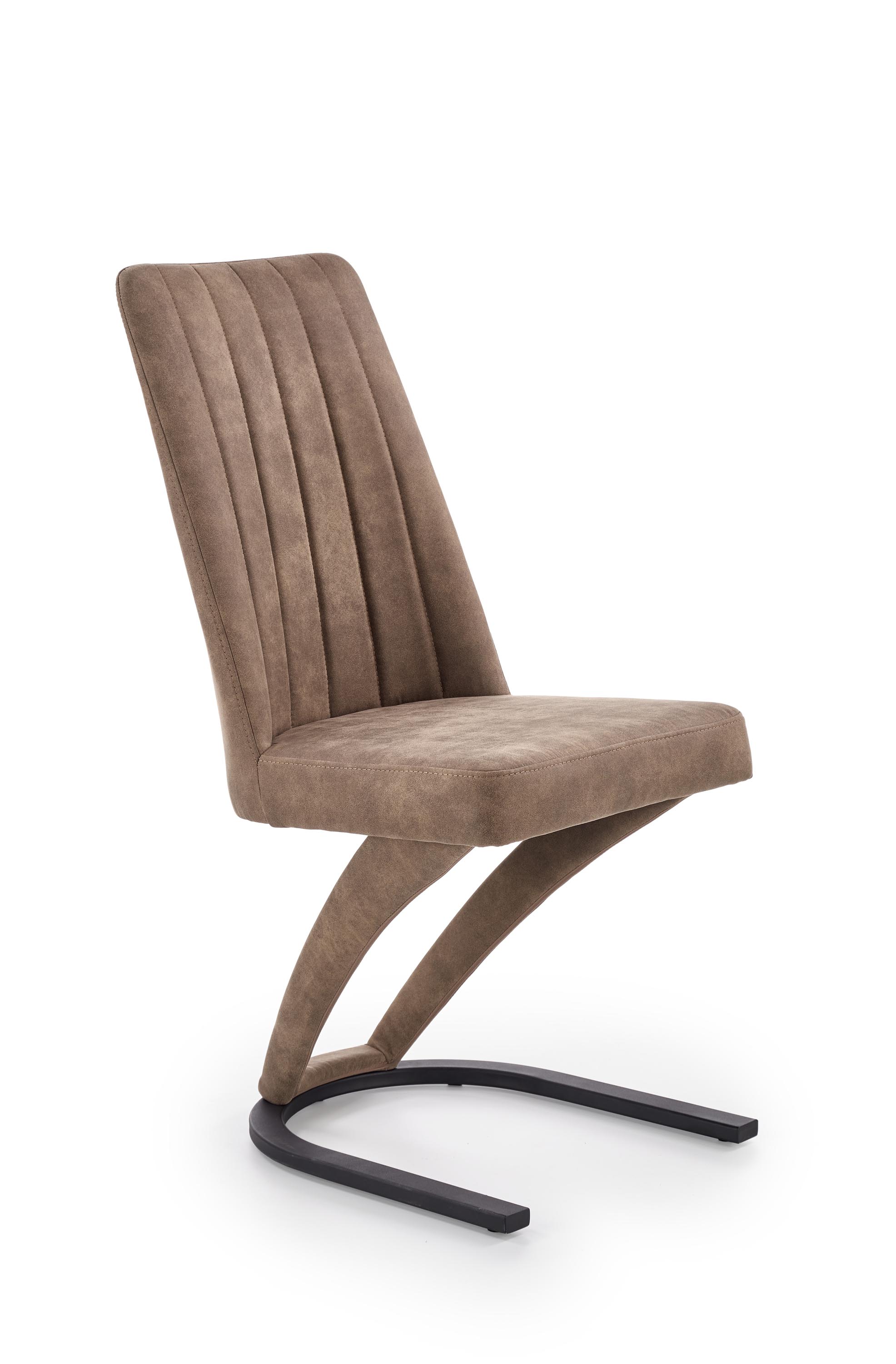 Krzesło tapicerowane K338 - brązowy krzesło tapicerowane k338 - brązowy