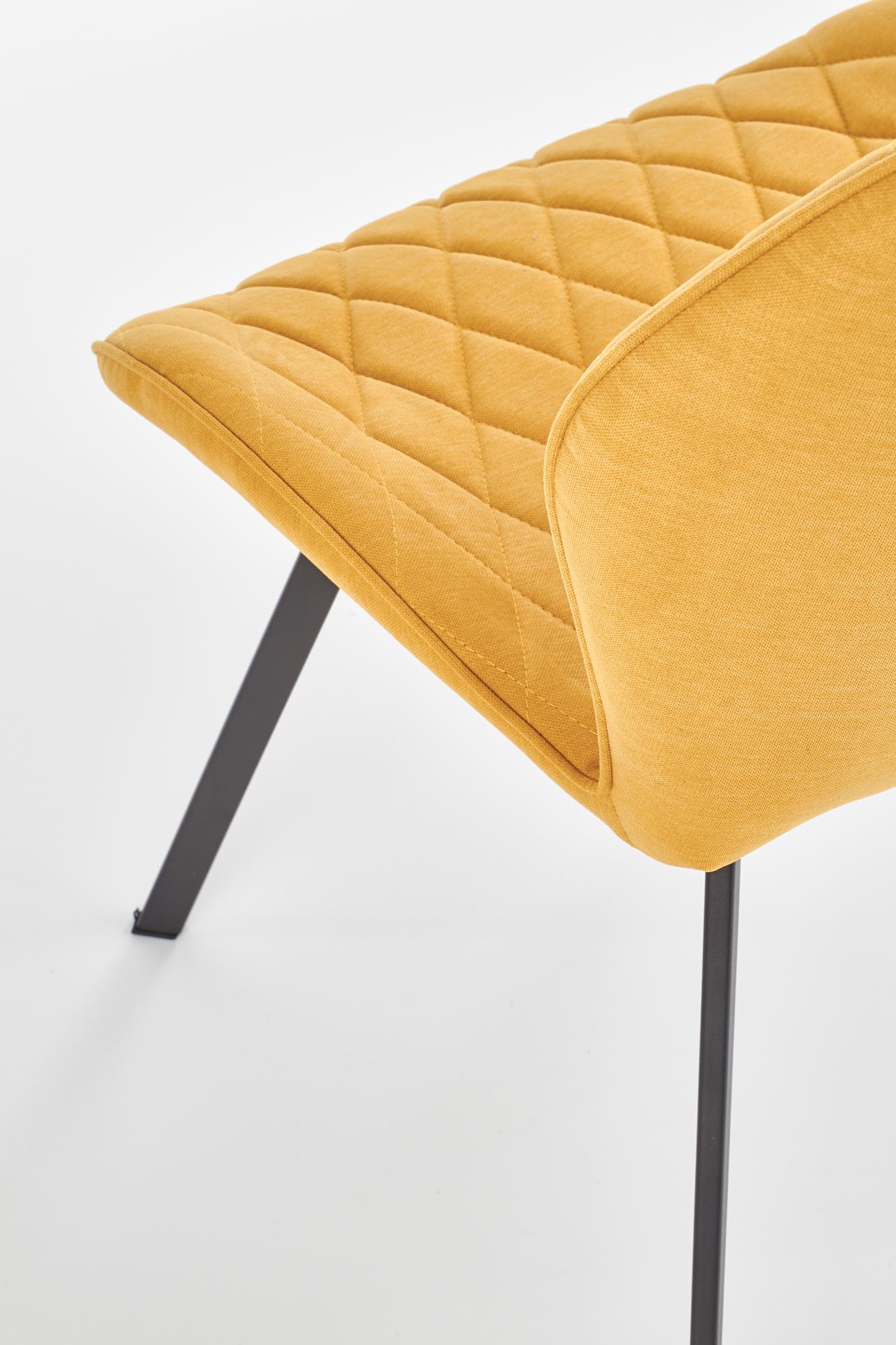 Krzesło tapicerowane K360 - musztardowy krzesło tapicerowane k360 - musztardowy