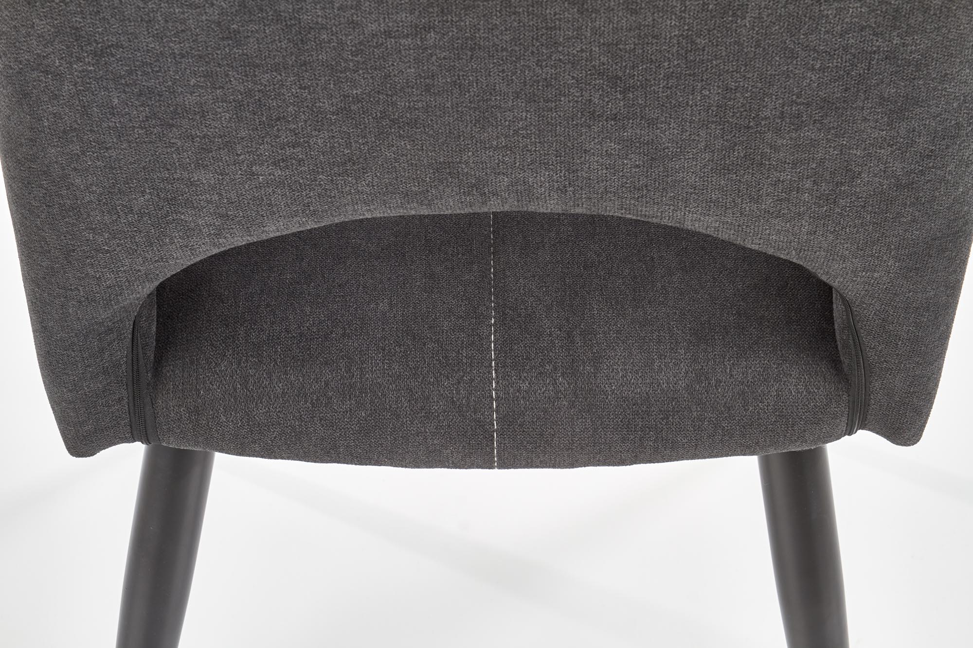 Krzesło tapicerowane K369 - ciemny popiel krzesło tapicerowane k369 - ciemny popiel