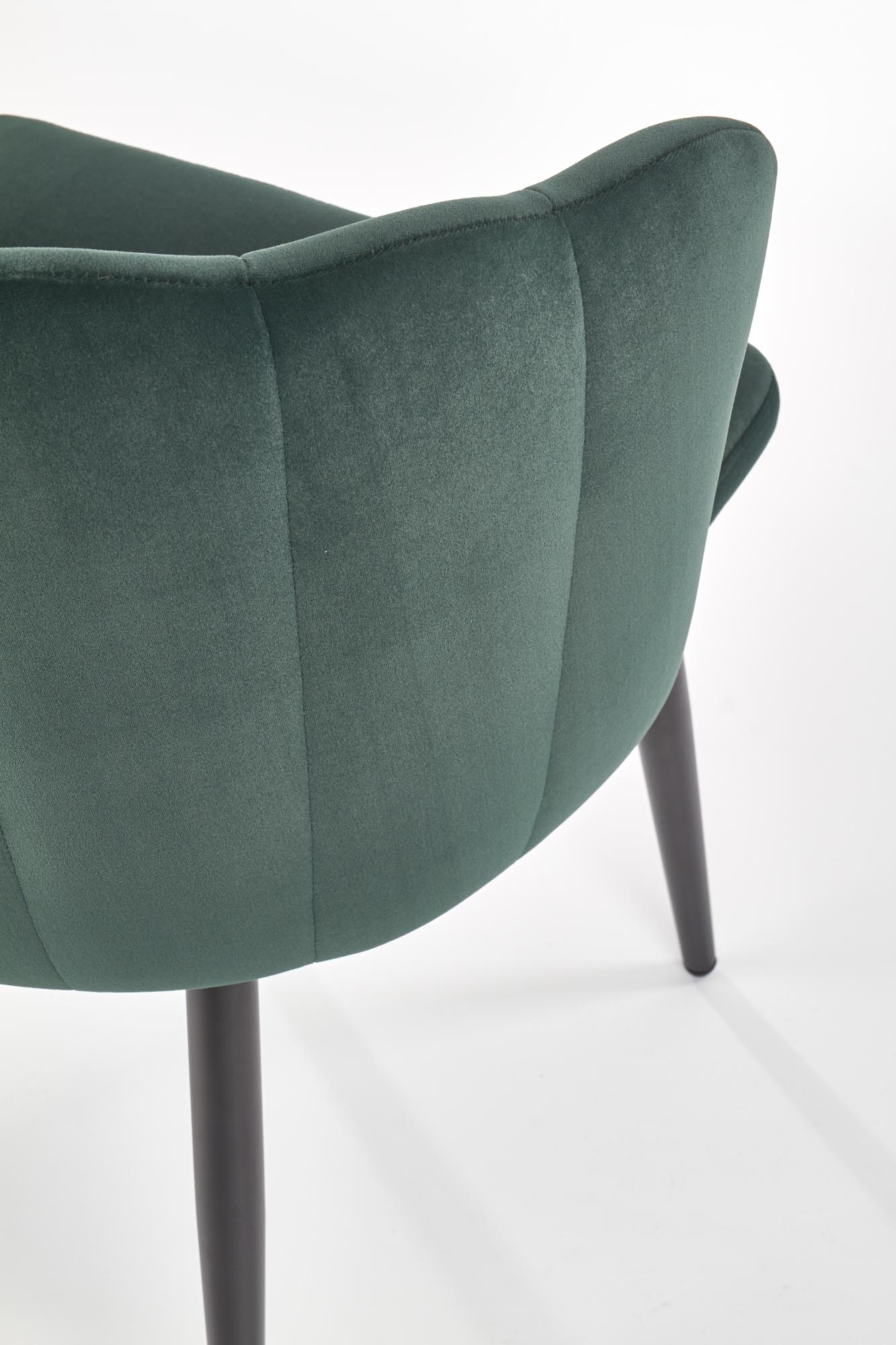 Krzesło tapicerowane K386 - ciemny zielony krzesło tapicerowane k386 - ciemny zielony