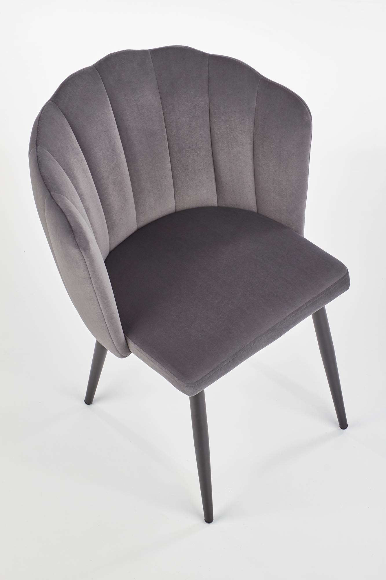 Krzesło tapicerowane K386 - popielaty krzesło tapicerowane k386 - popielaty