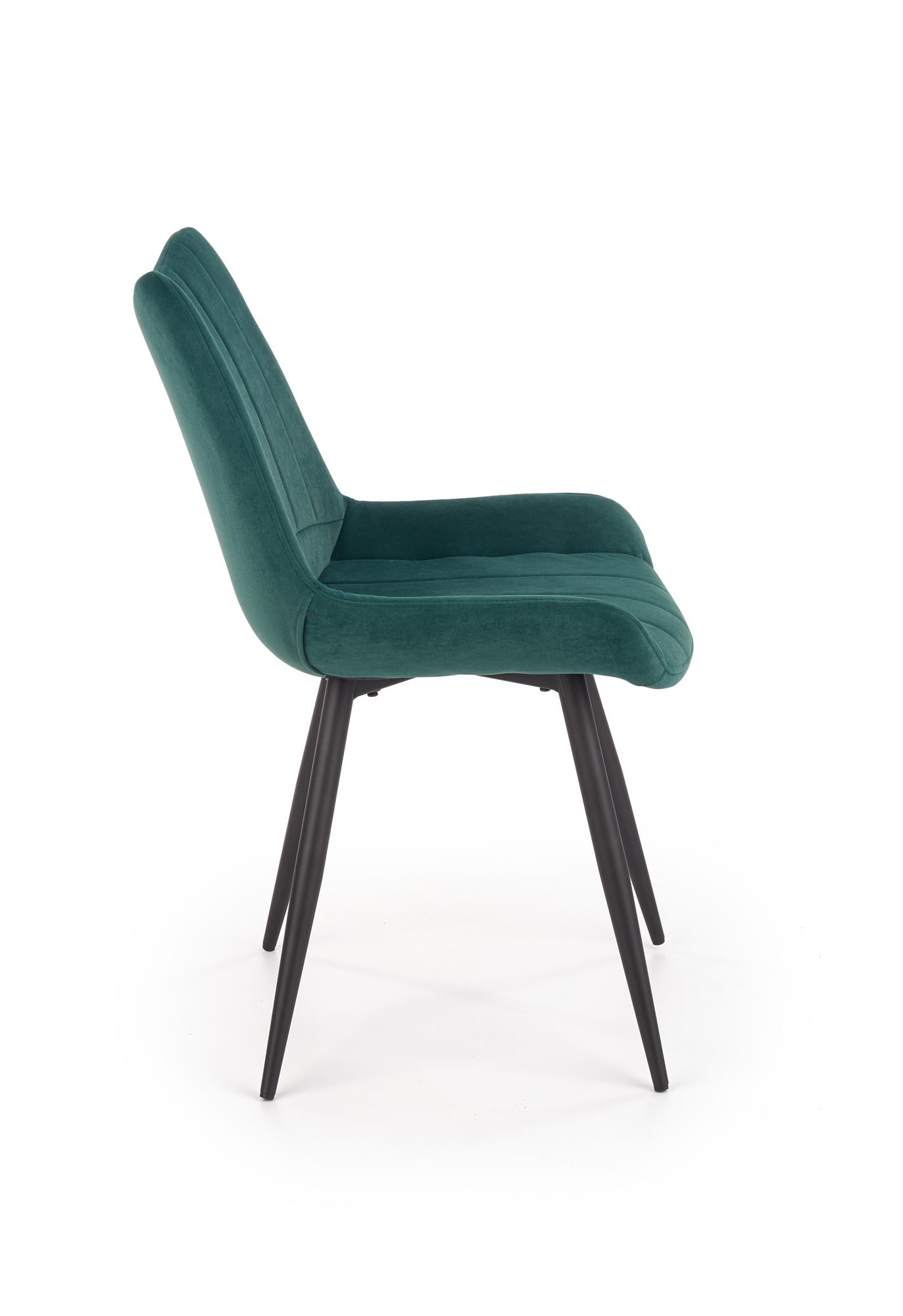 Krzesło tapicerowane K388 - ciemny zielony krzesło tapicerowane k388 - ciemny zielony