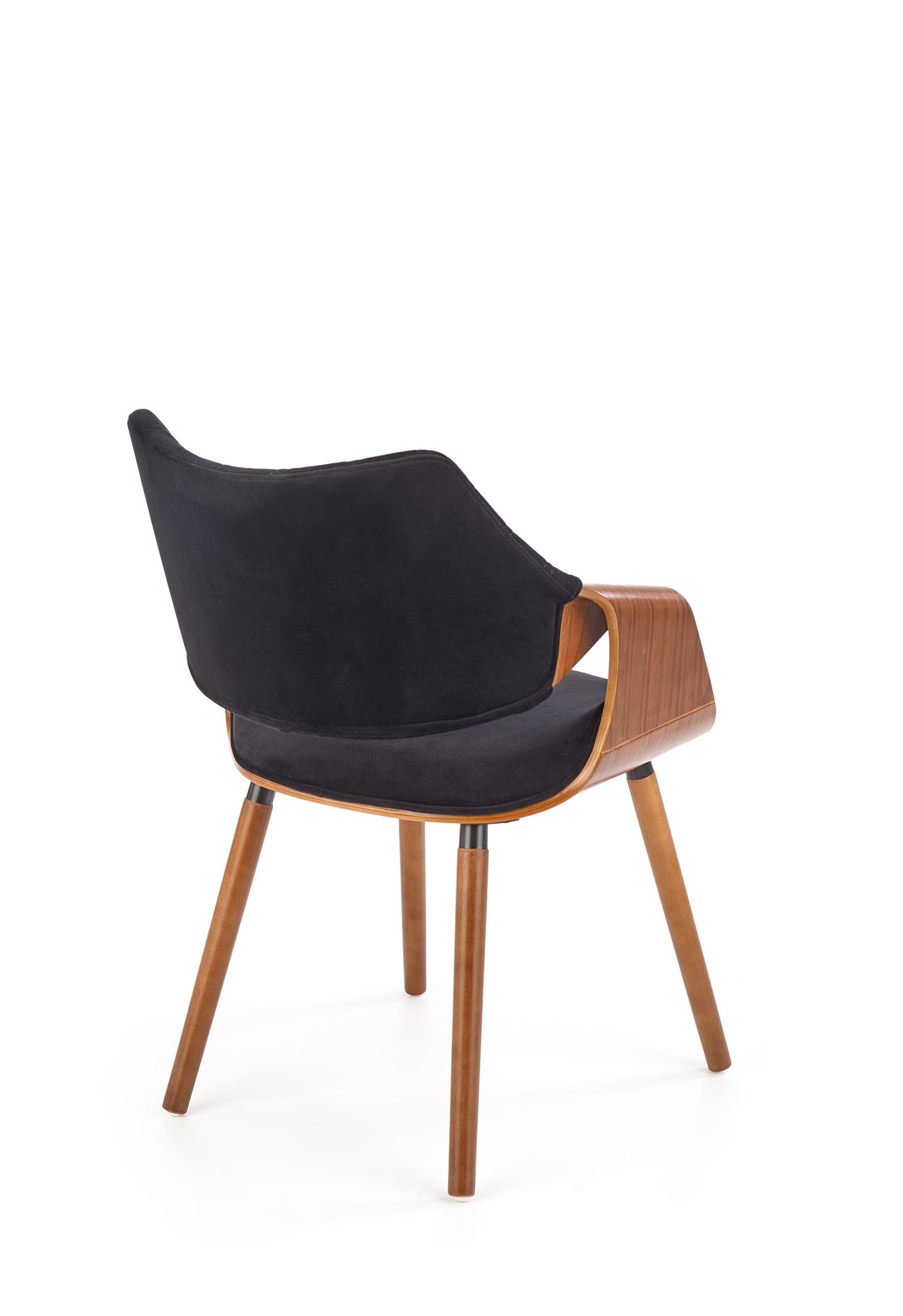 Krzesło tapicerowane K396 - orzechowy / czarny krzesło tapicerowane k396 - orzechowy / czarny