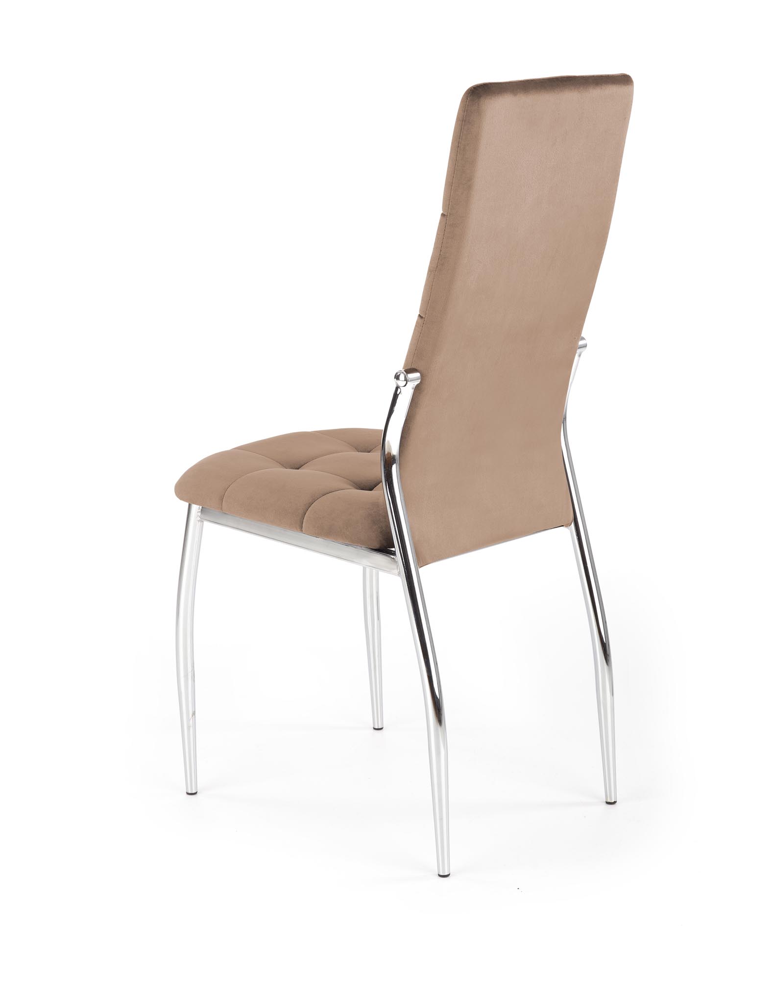 Krzesło tapicerowane K416 - beżowy velvet krzesło tapicerowane k416 - beżowy velvet