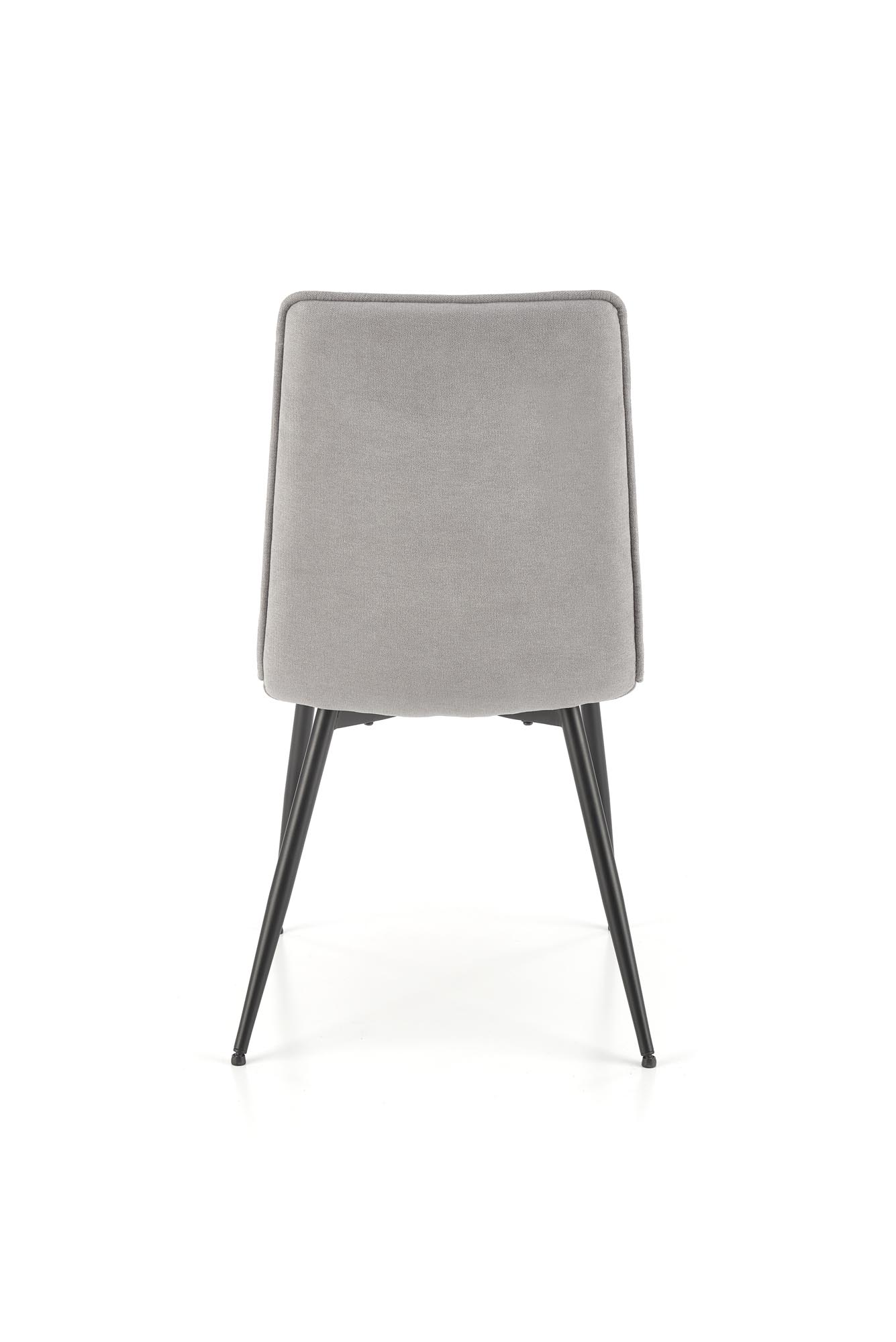Krzeslo tapicerowane K493 - popielaty krzeslo tapicerowane k493 - popielaty
