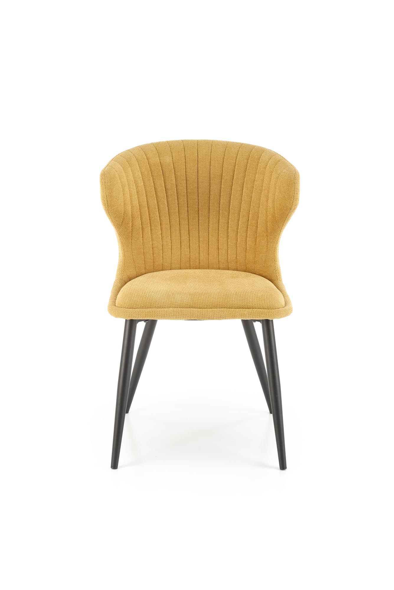 Krzesło tapicerowane K496 - musztardowy krzesło tapicerowane k496 - musztardowy