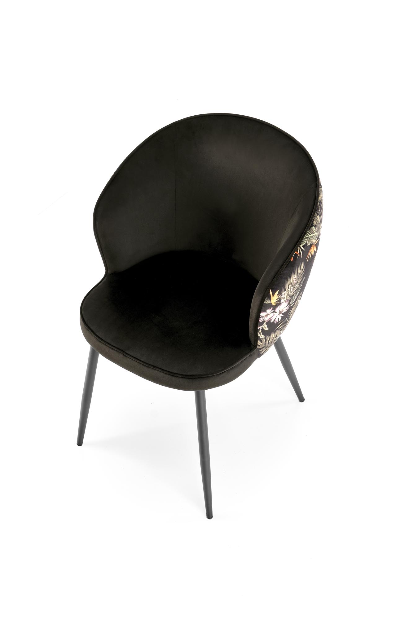 Krzesło tapicerowane K506 - czarny krzesło tapicerowane k506 - czarny