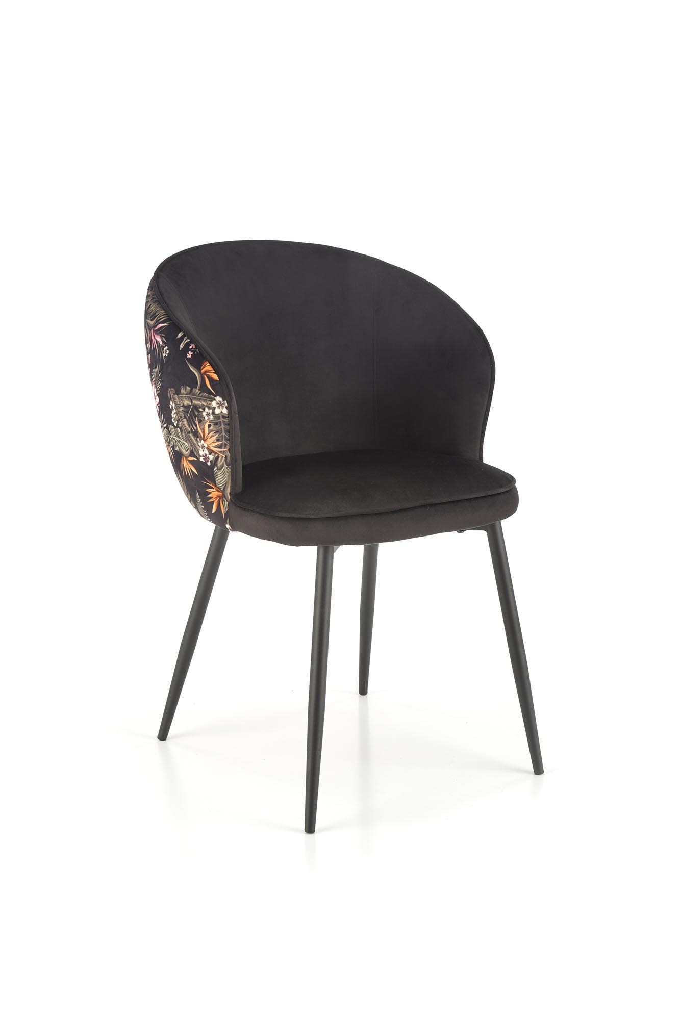 Krzesło tapicerowane K506 - czarny krzesło tapicerowane k506 - czarny