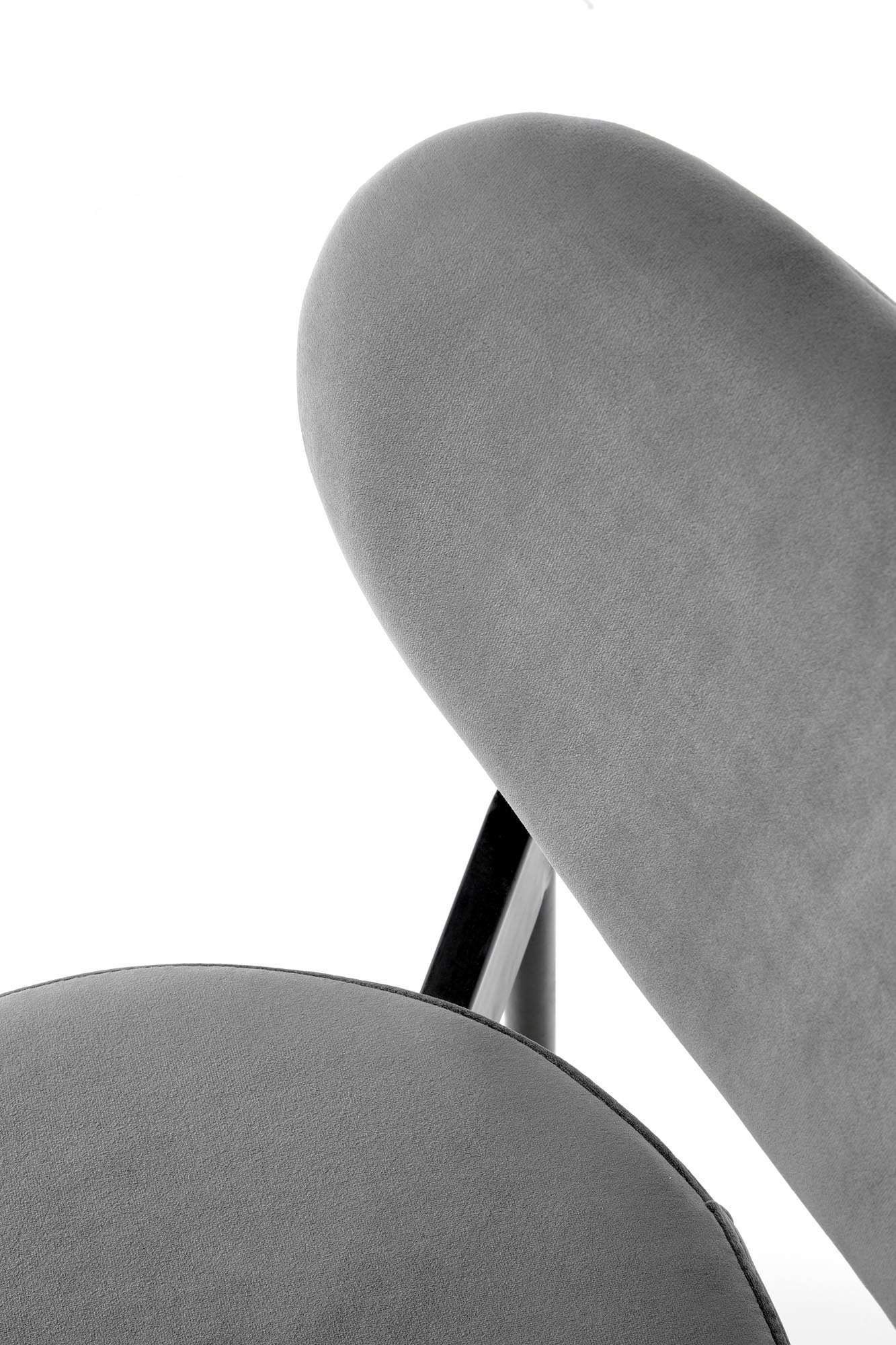 Krzesło tapicerowane K509 - popielaty krzesło tapicerowane k509 - popielaty