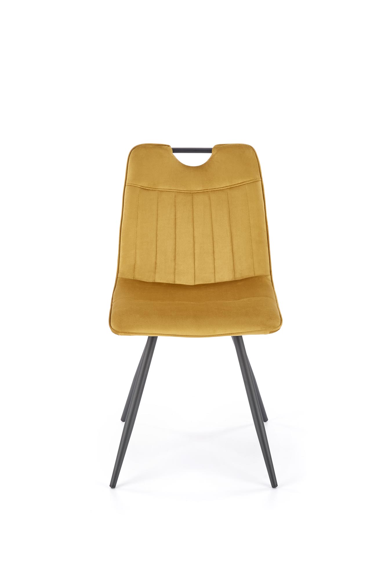 Krzesło tapicerowane K521 - musztardowy krzesło tapicerowane k521 - musztardowy
