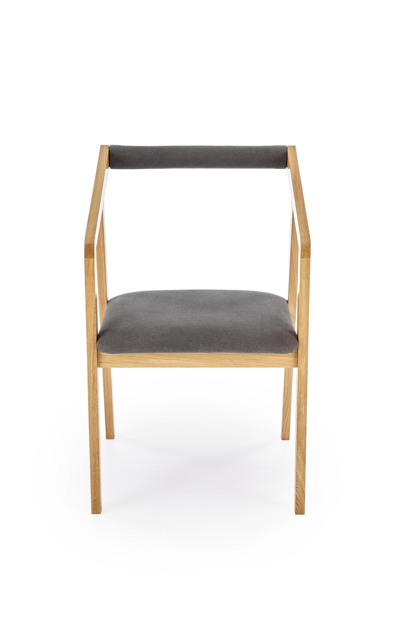 Krzesło z tapicerowanym siedziskeim Azul 2 - dąb naturalny / popiel krzesło z tapicerowanym siedziskeim azul 2 - dąb naturalny / popiel