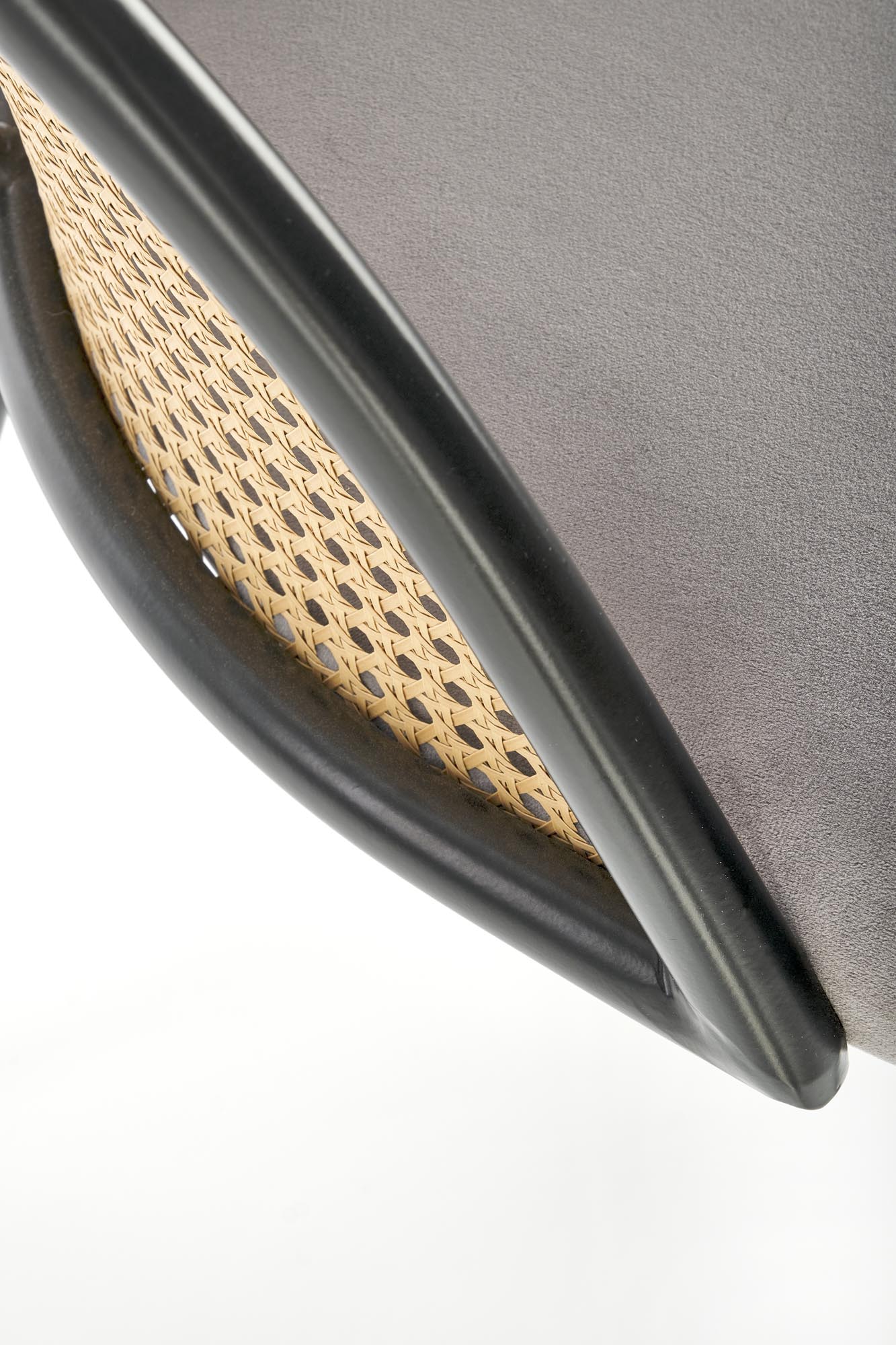 Krzesło z tapicerowanym siedziskiem K508 - popielaty krzesło z tapicerowanym siedziskiem k508 - popielaty