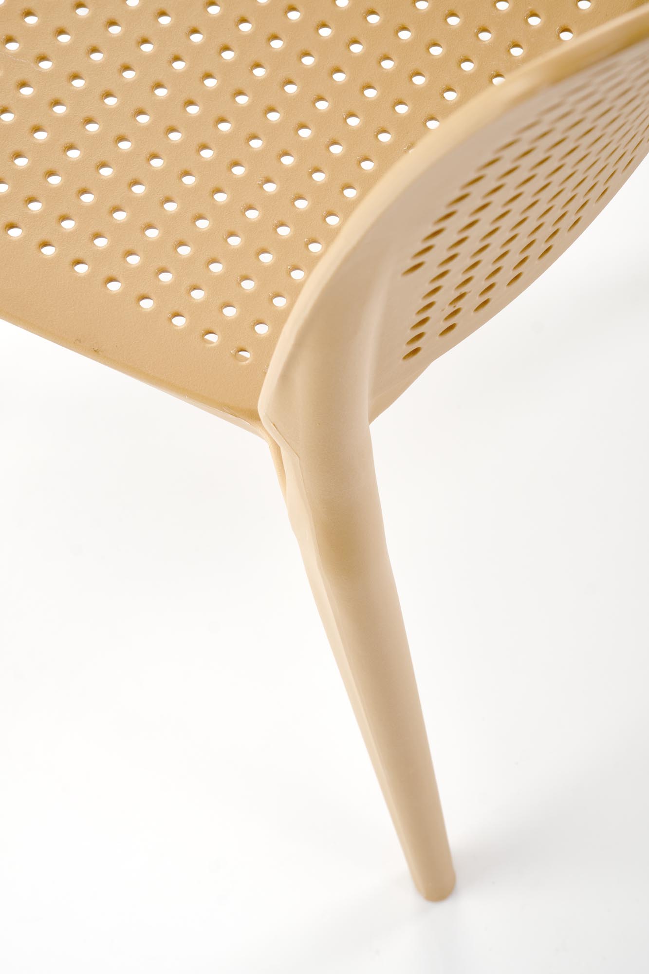 Krzesło z tworzywa K514 - pomarańczowy krzesło z tworzywa k514 - pomarańczowy