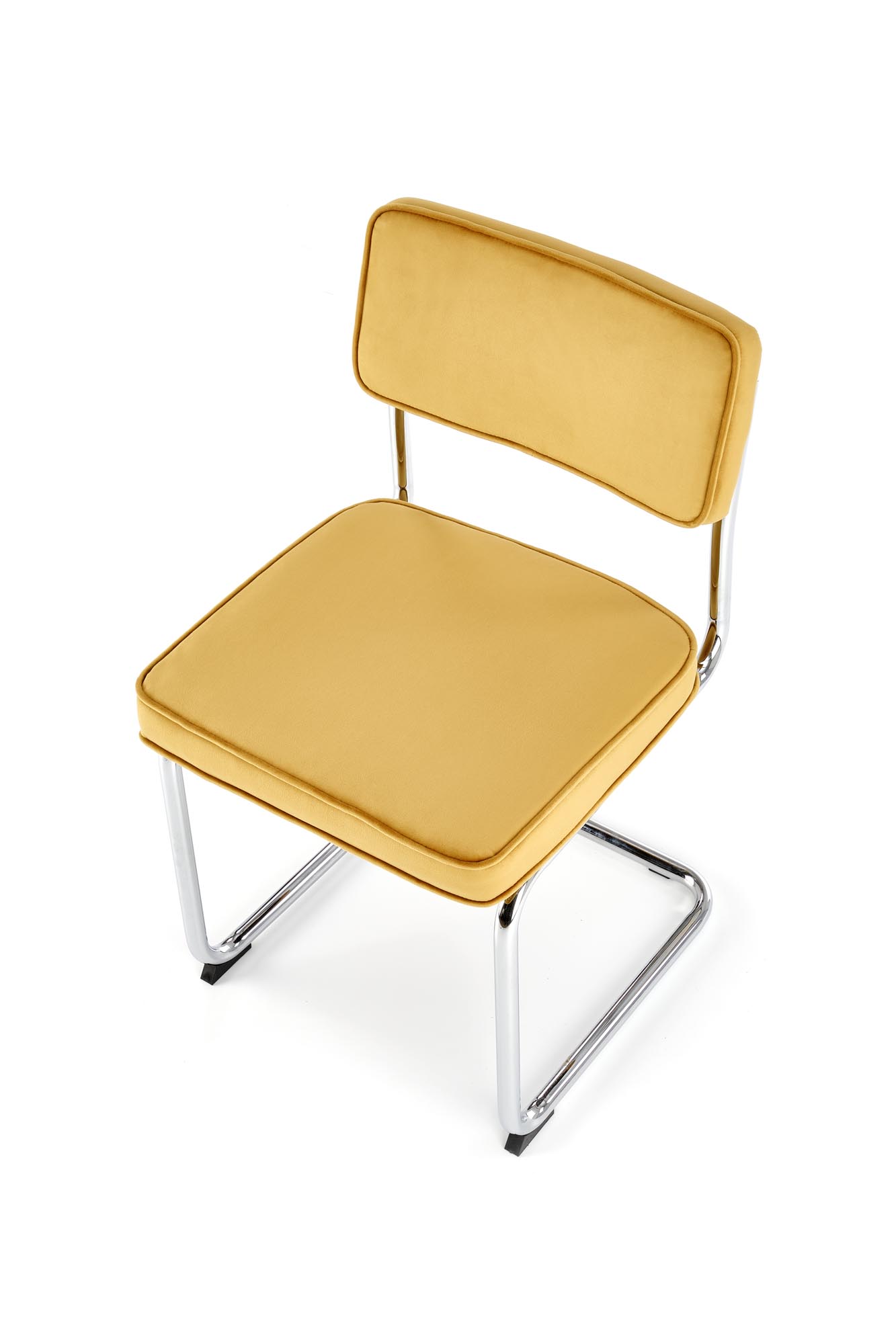 Krzeszło metalowe K510 - musztardowy krzeszło metalowe k510 - musztardowy