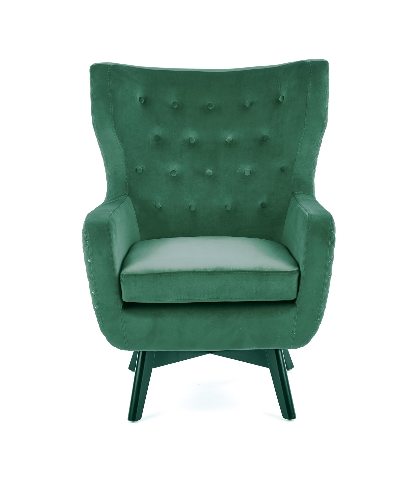 MARVEL fotel wypoczynkowy ciemny zielony / czarny marvel fotel wypoczynkowy ciemny zielony / czarny