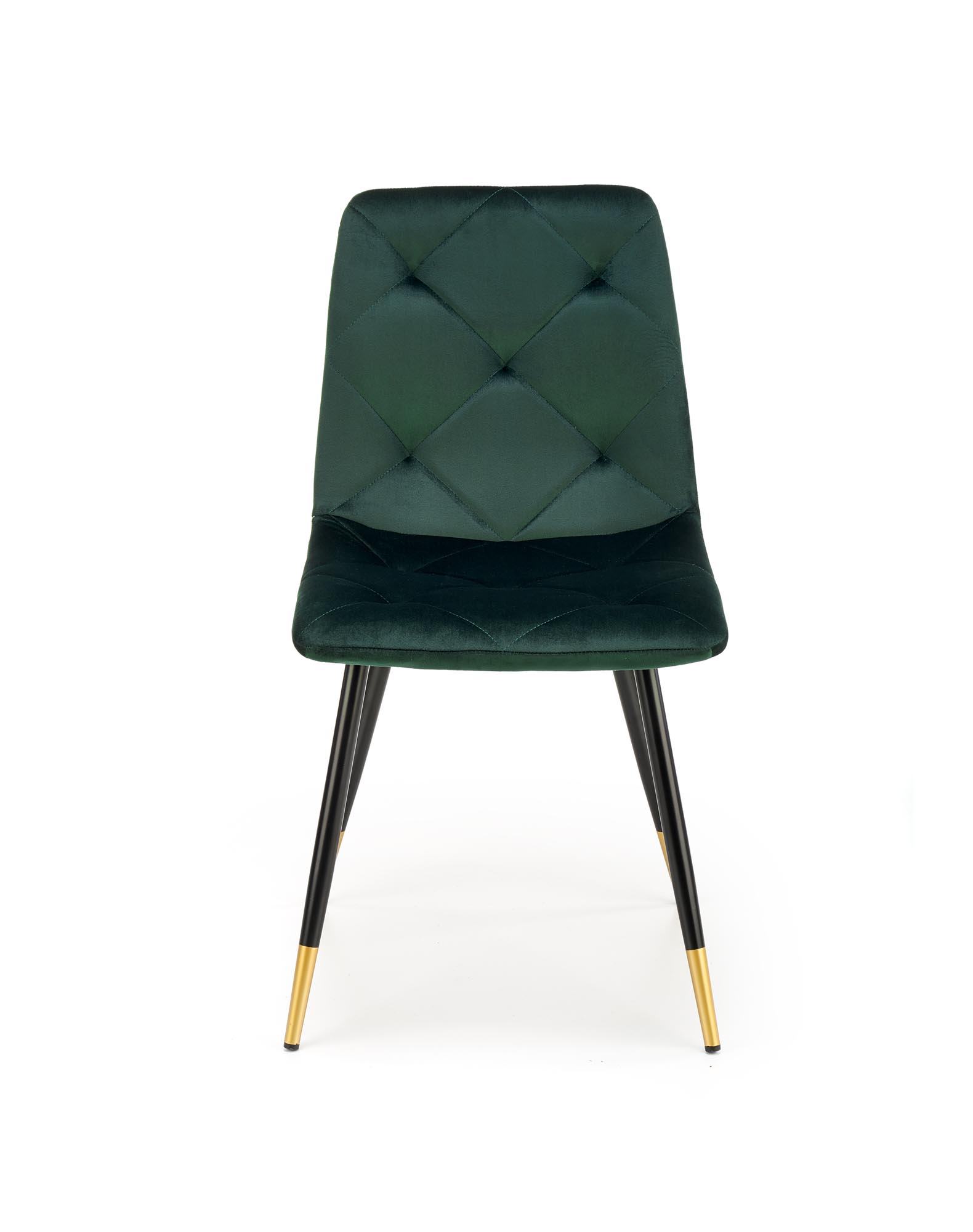 Nowoczesne krzesło tapicerowane K438 - ciemny zielony nowoczesne krzesło tapicerowane k438 - ciemny zielony